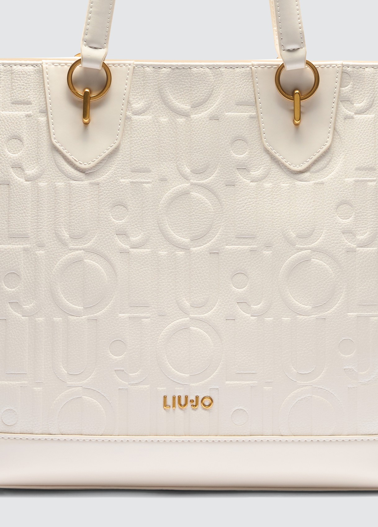 トートバッグ LIU JO Woman Tote bags Cream AA5197E0538 X0459 8056255451700---