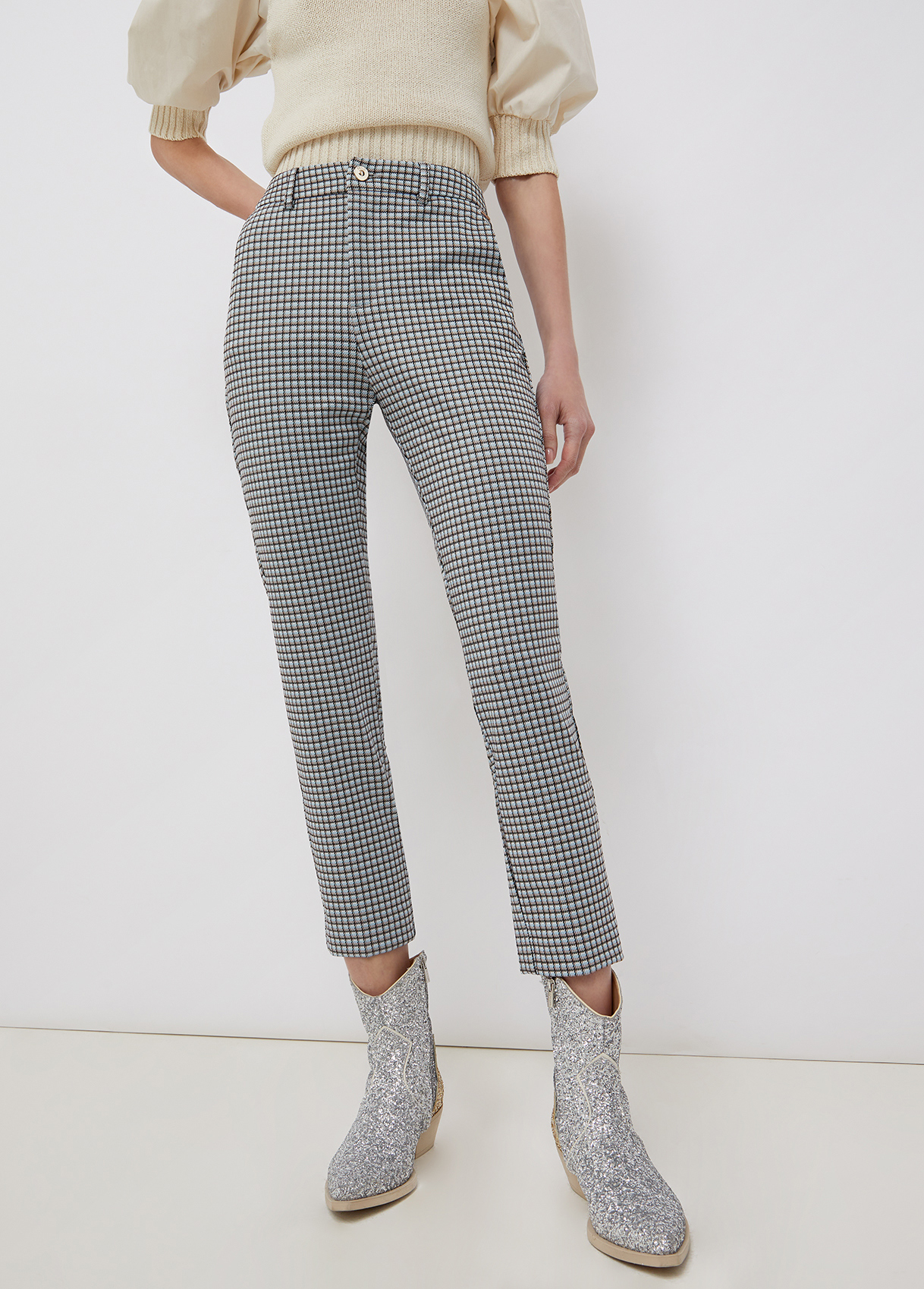 High-rise chinos
