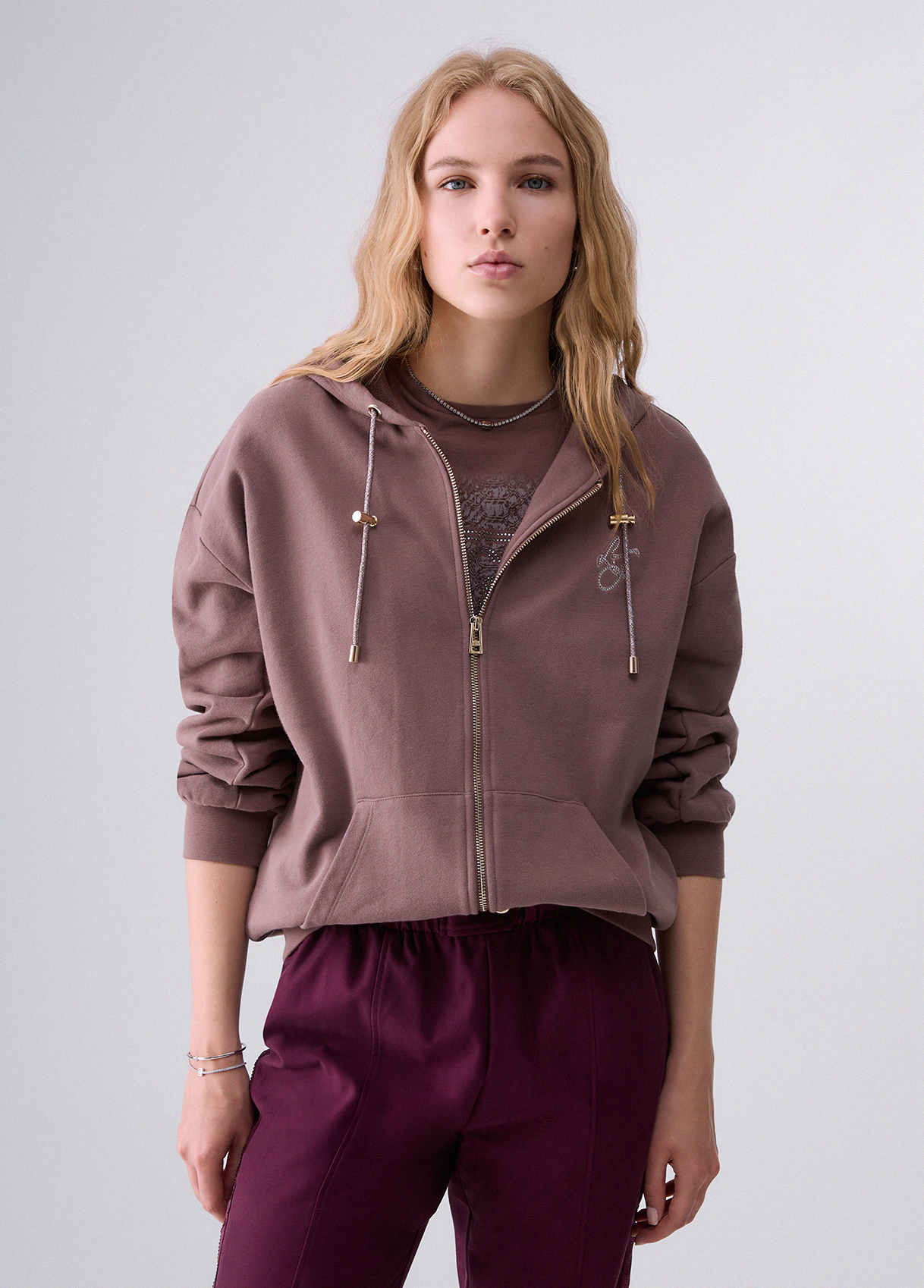 Liu Jo Hoodie With Zip And Hood