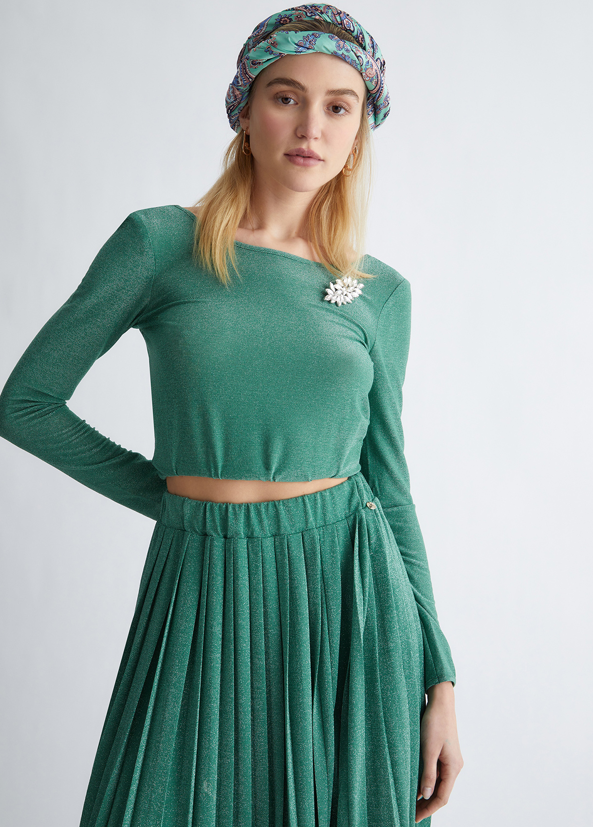 Liujo Blouse Cache-cœur Avec Broche