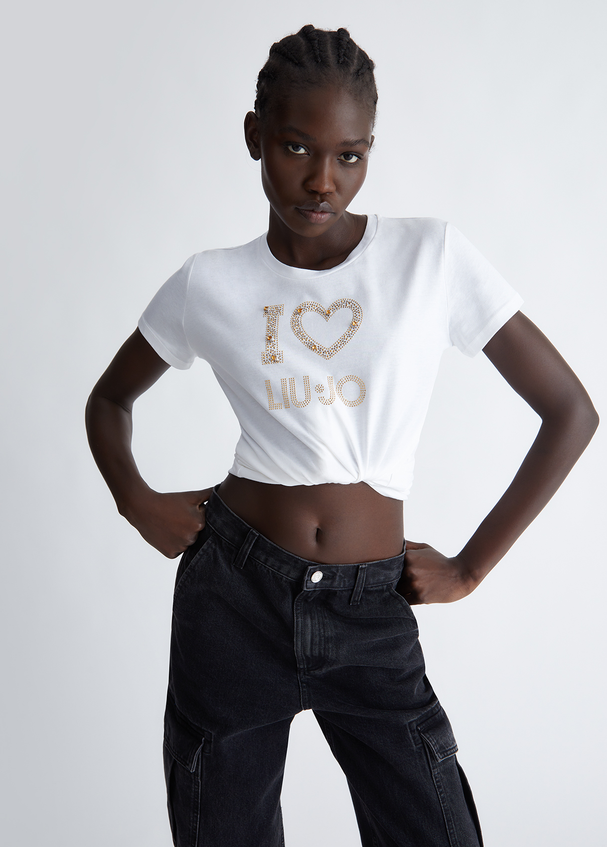 Liujo T-shirt Écoconçu Avec Strass