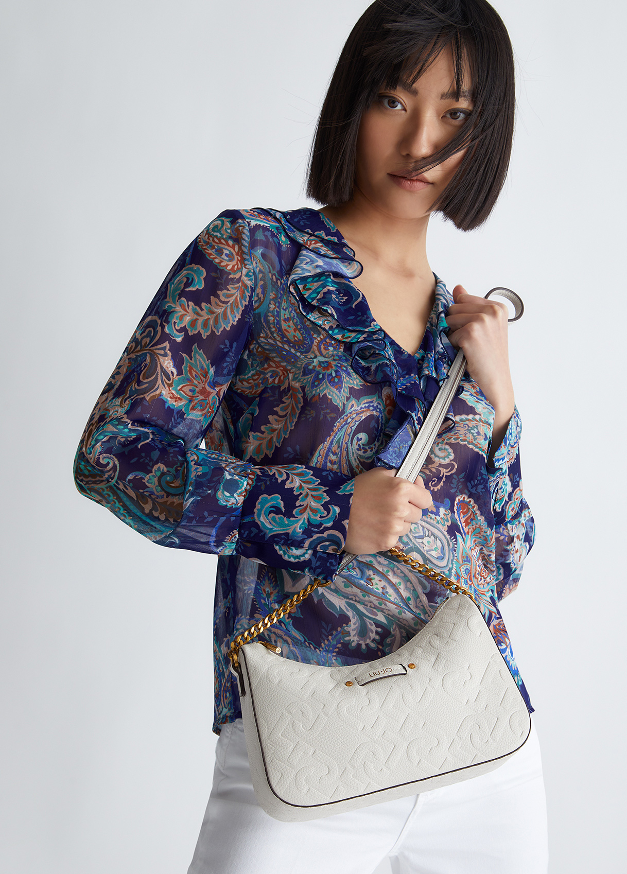 Liujo Sac Bandoulière En Tissu Enduit