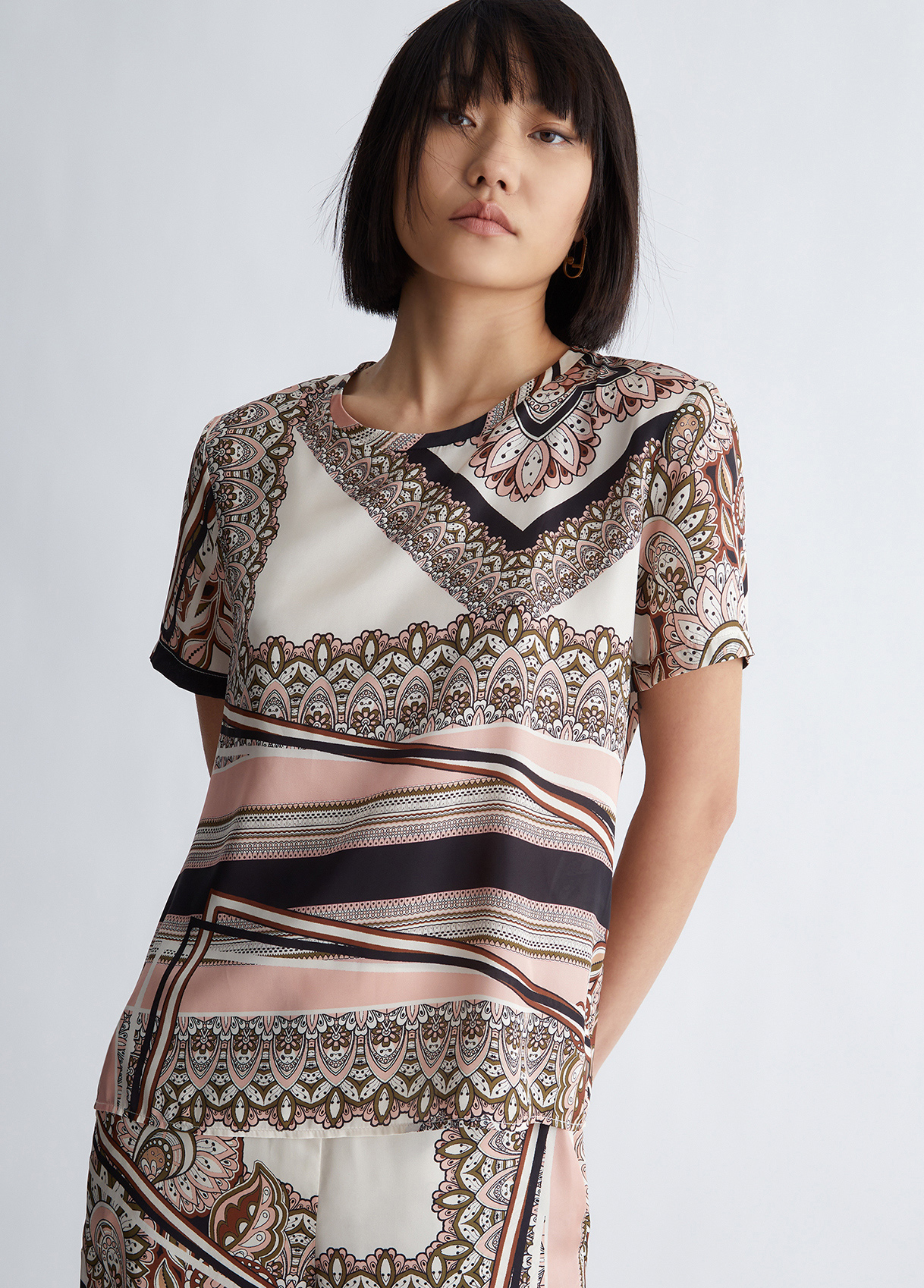 Liujo T-shirt Avec Imprimé Foulard