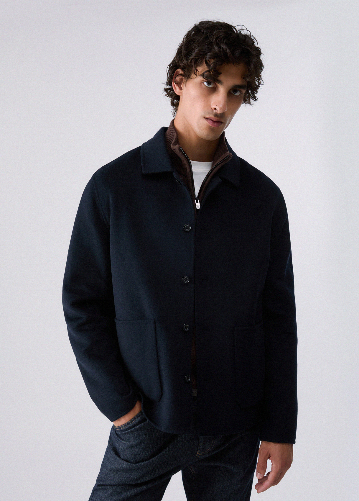 Liu Jo Veste En Drap De Laine Di Laine Liu Jo Veste En Drap De Laine Di Laine