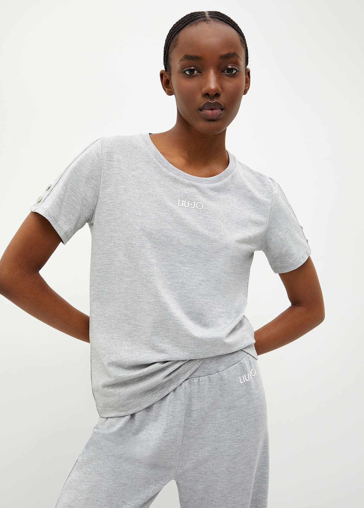 Liujo T-shirt En Jersey Lurex®