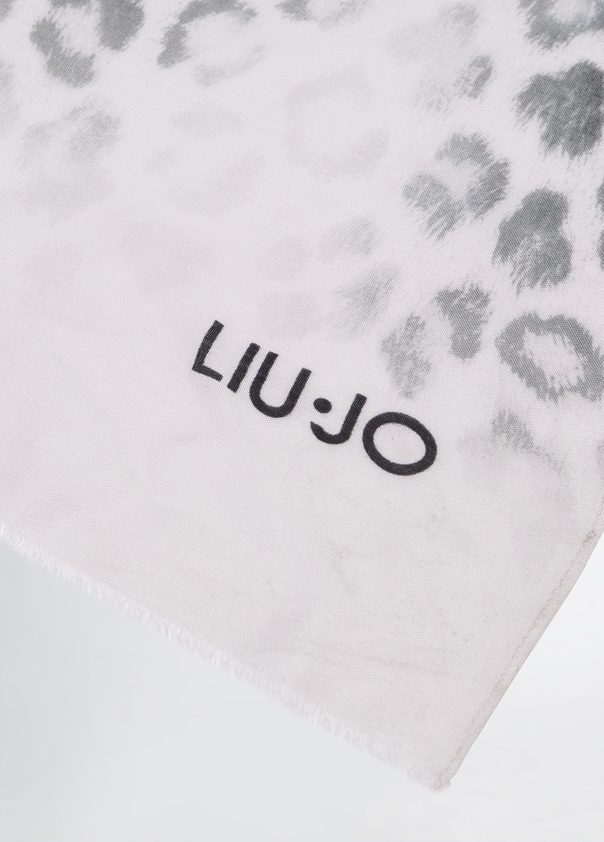 Liu Jo Mujer Blanco Estola Con Estampado Animal