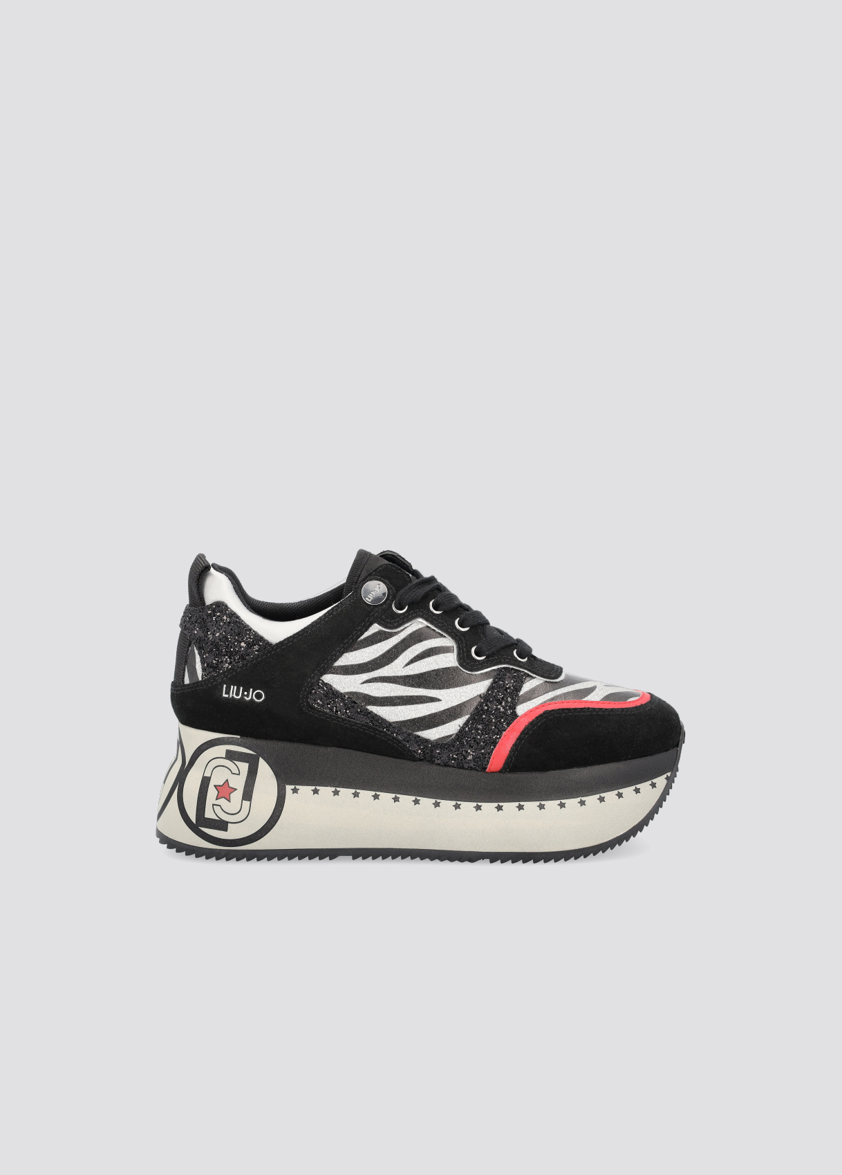 Suede platform sneakers