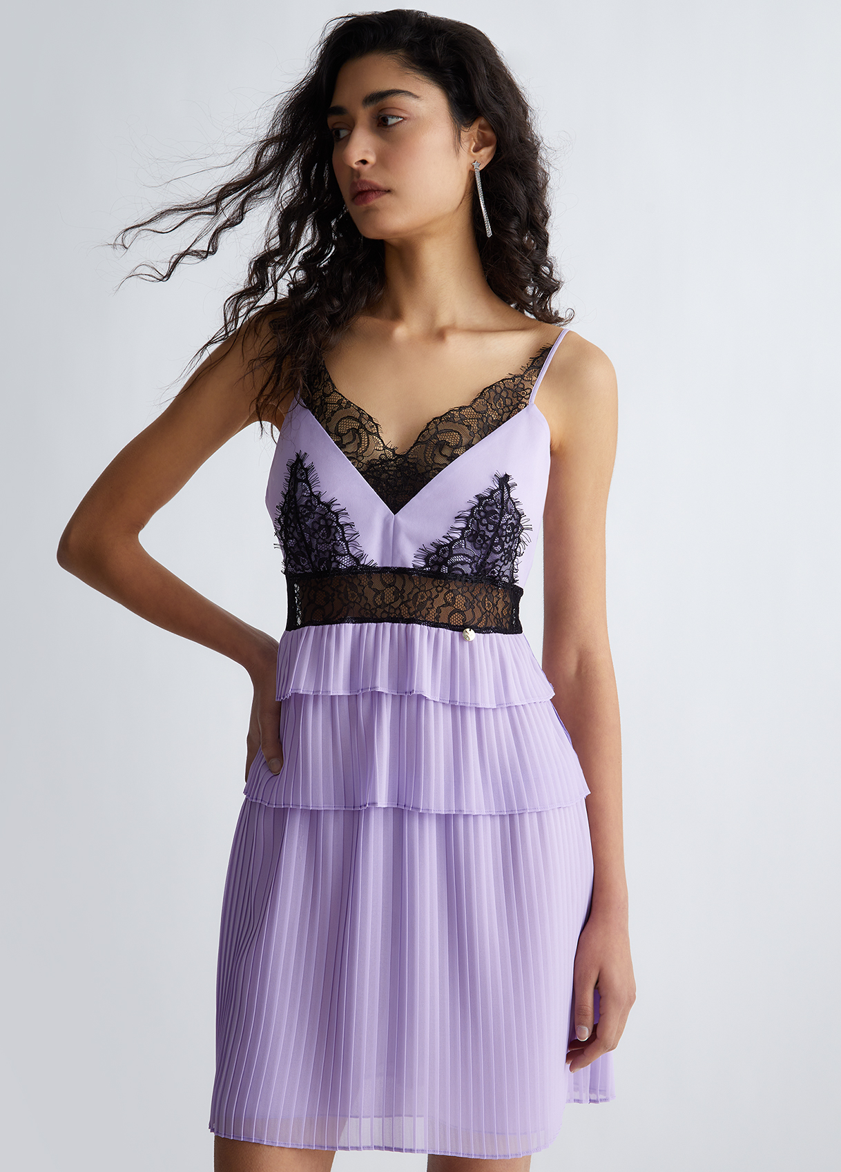 Liujo Robe Courte Plissée