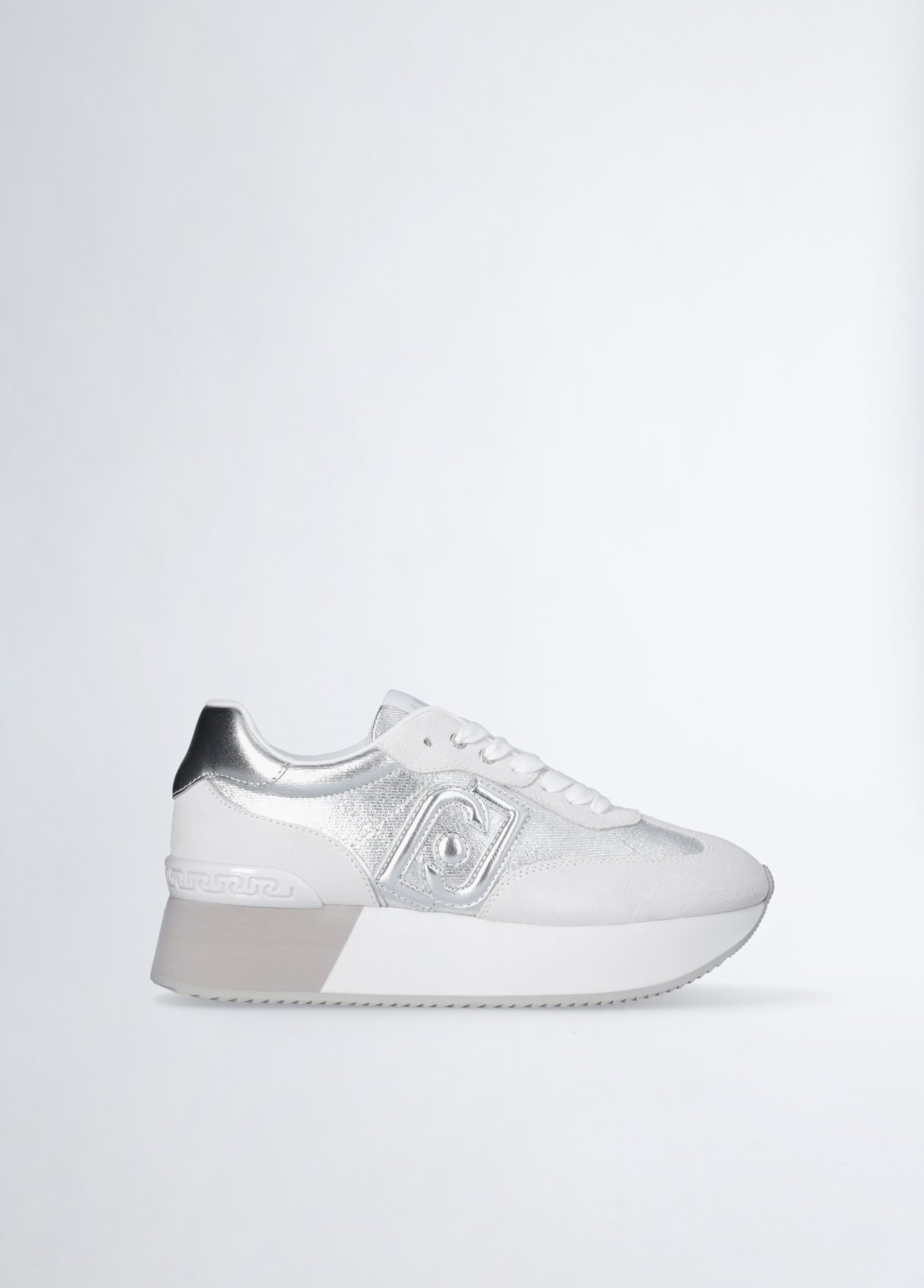Liu Jo Metallic-effect Denim Sneakers