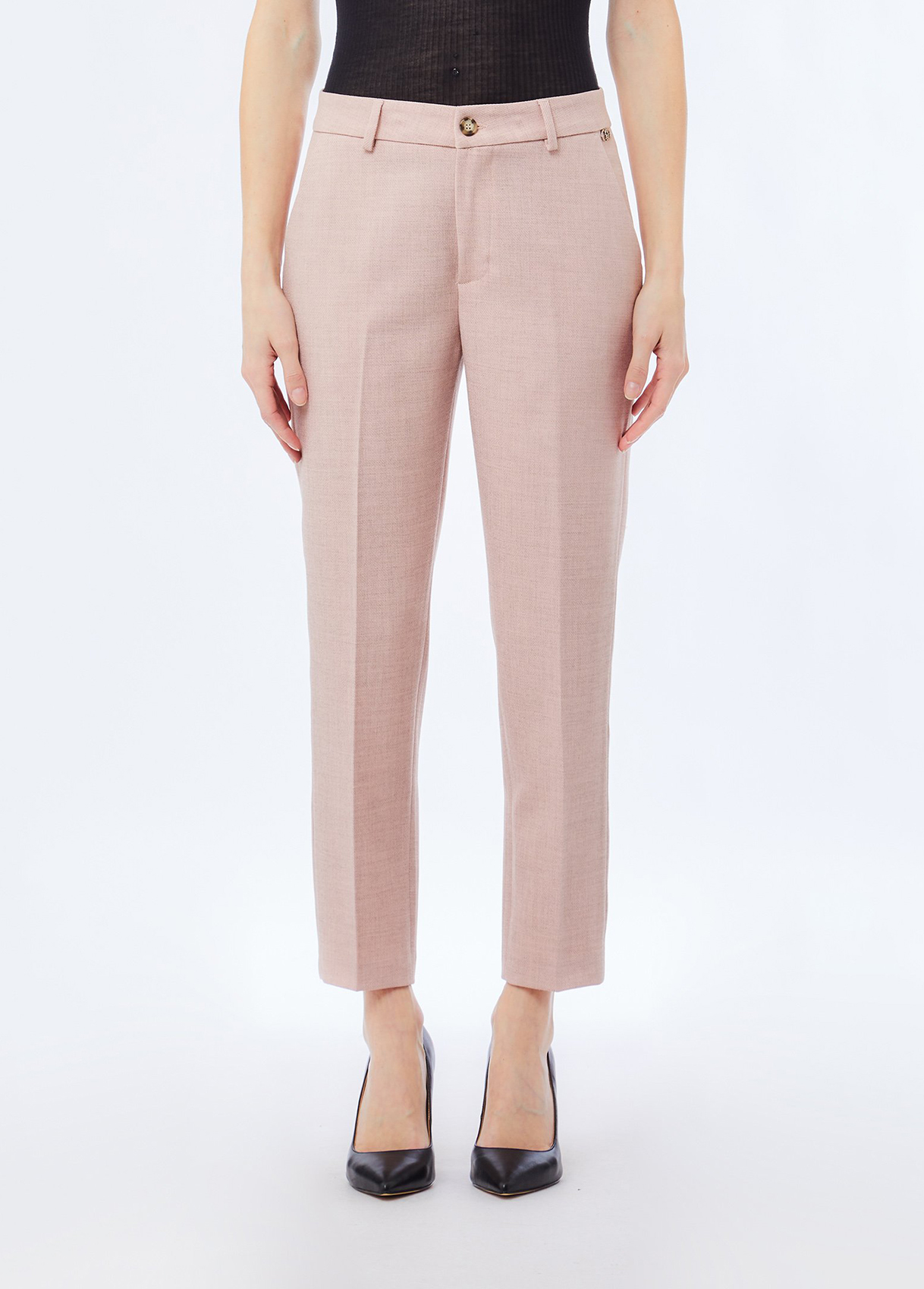 Liu Jo Pantalon Chino En Tissu Mélange