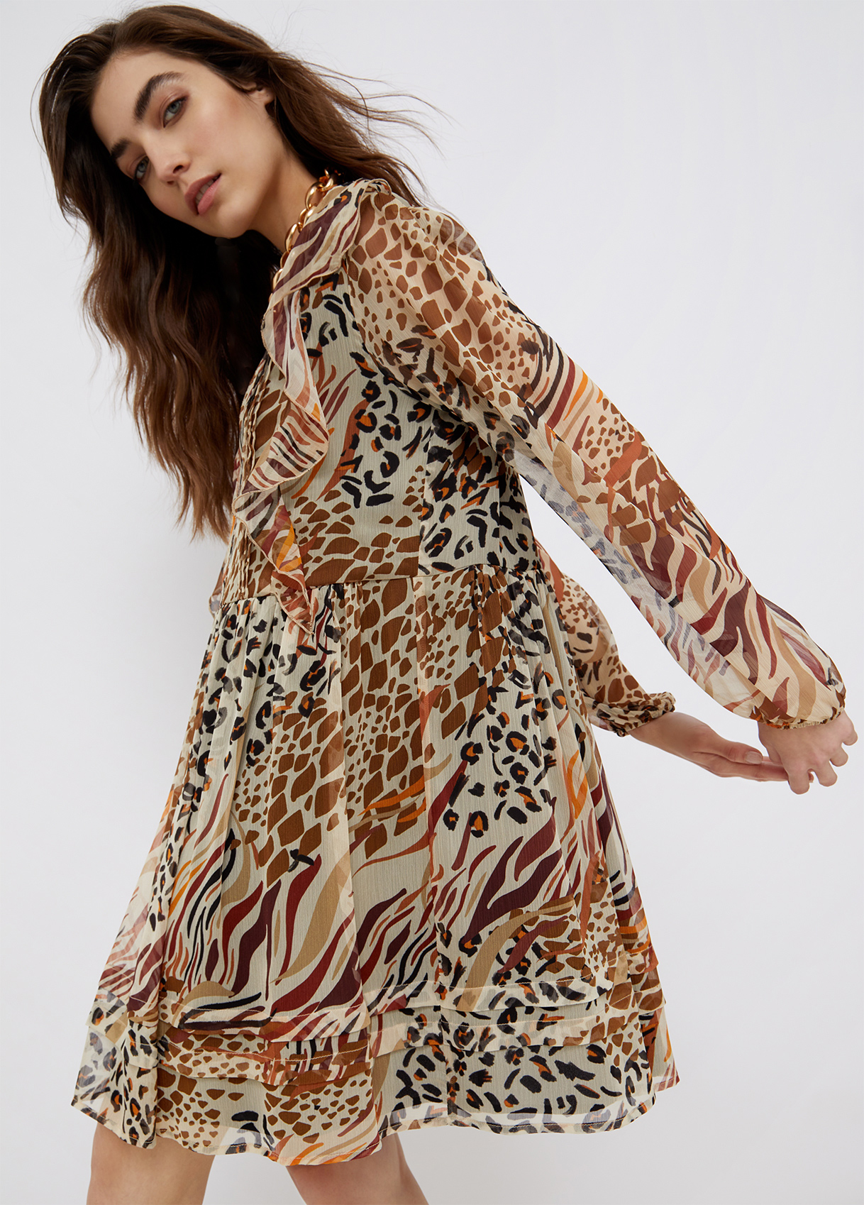 ワンピース LIU JO ANIMALIER DRESS ワンピース LIU JO ANIMALIER DRESS Liu •jo Liu Jo Animalier