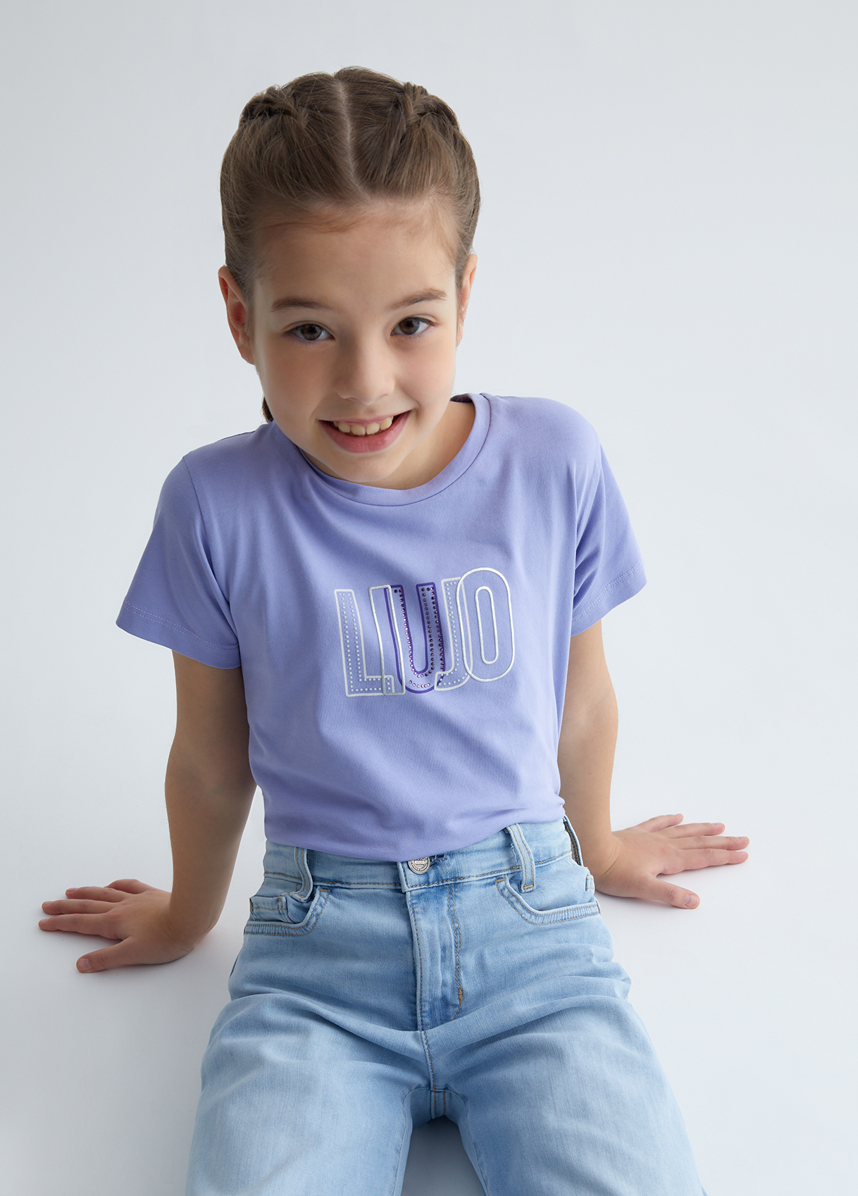 Liujo T-shirt Avec Logo Et Strass