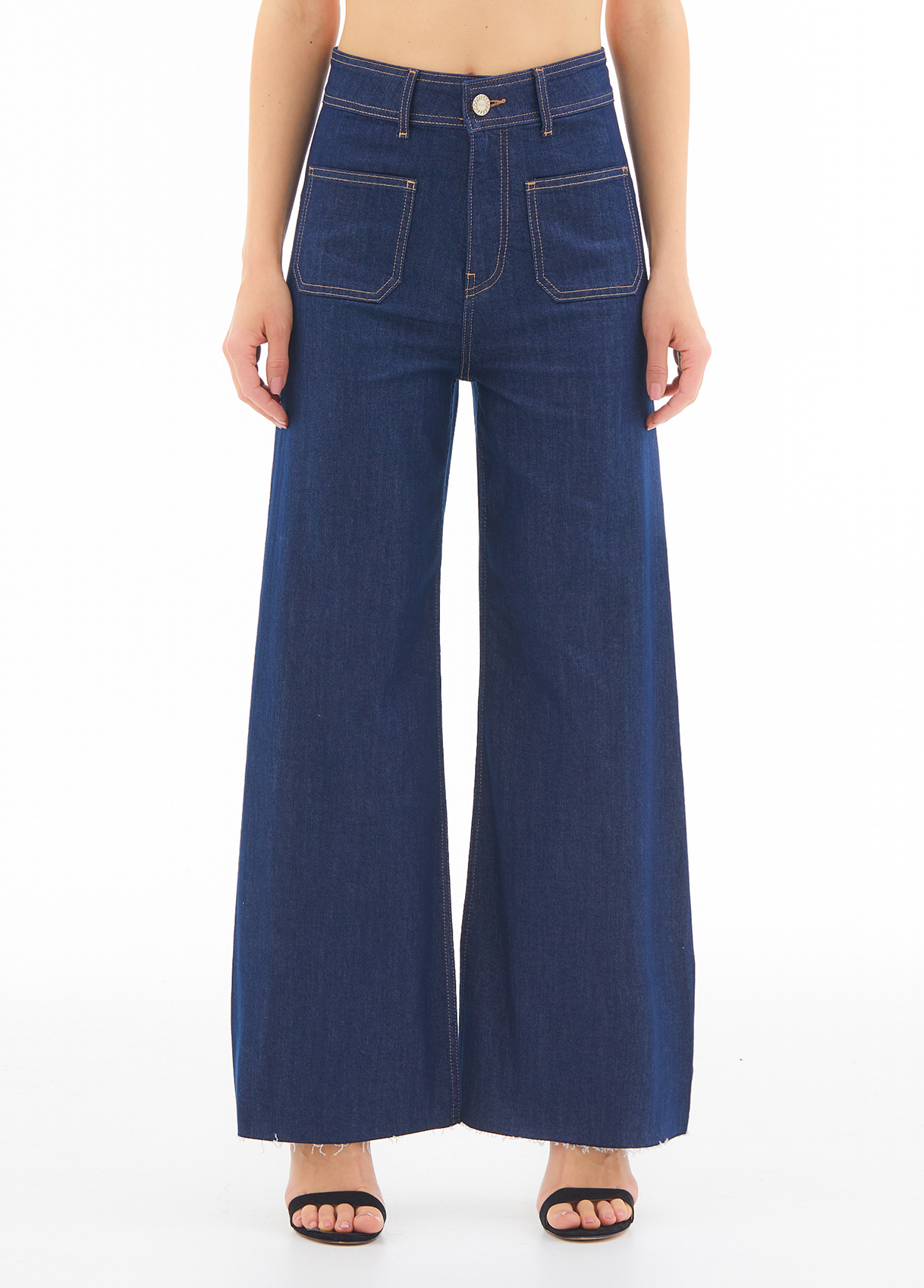 Liujo Pantalon Palazzo Avec Poches