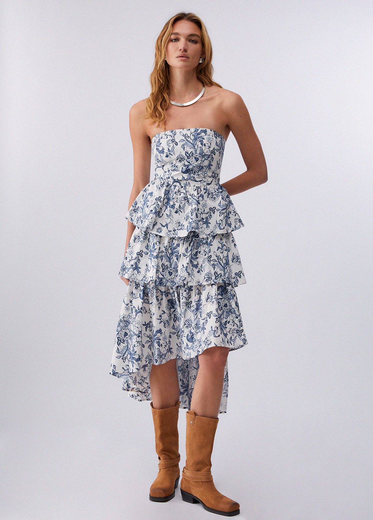 Liu Jo Asymmetrical Bustier Dress