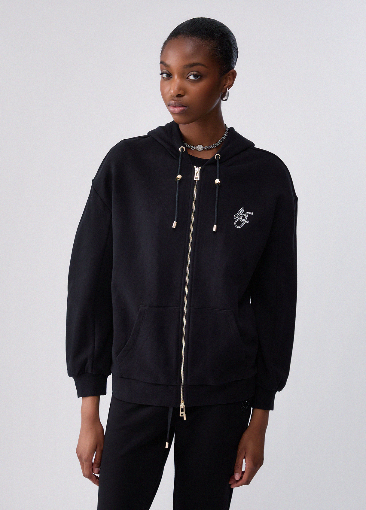 Liu Jo Hoodie With Zip And Hood