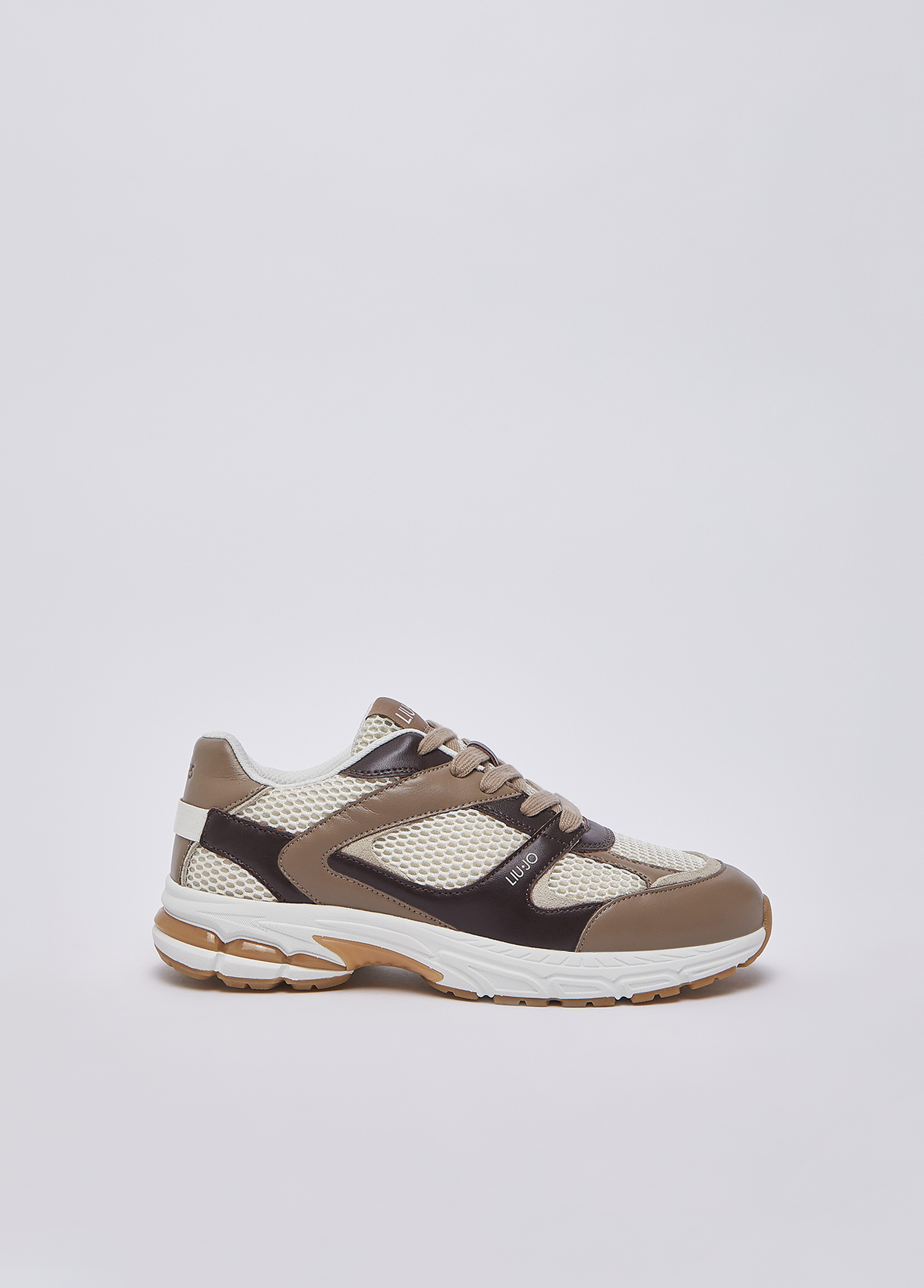Liu Jo Leather And Mesh Sneakers