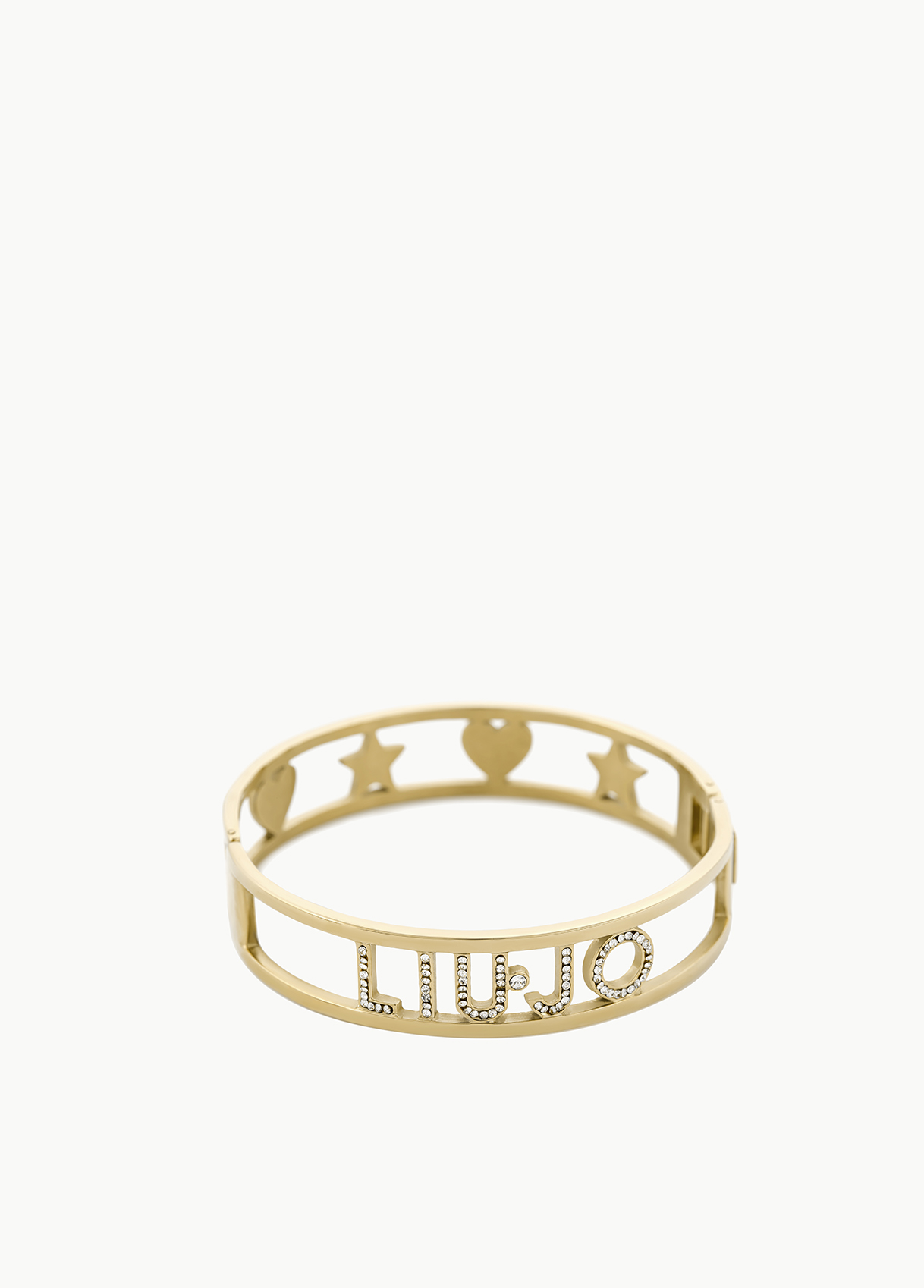 Liujo Bracelet Jonc Avec Strass