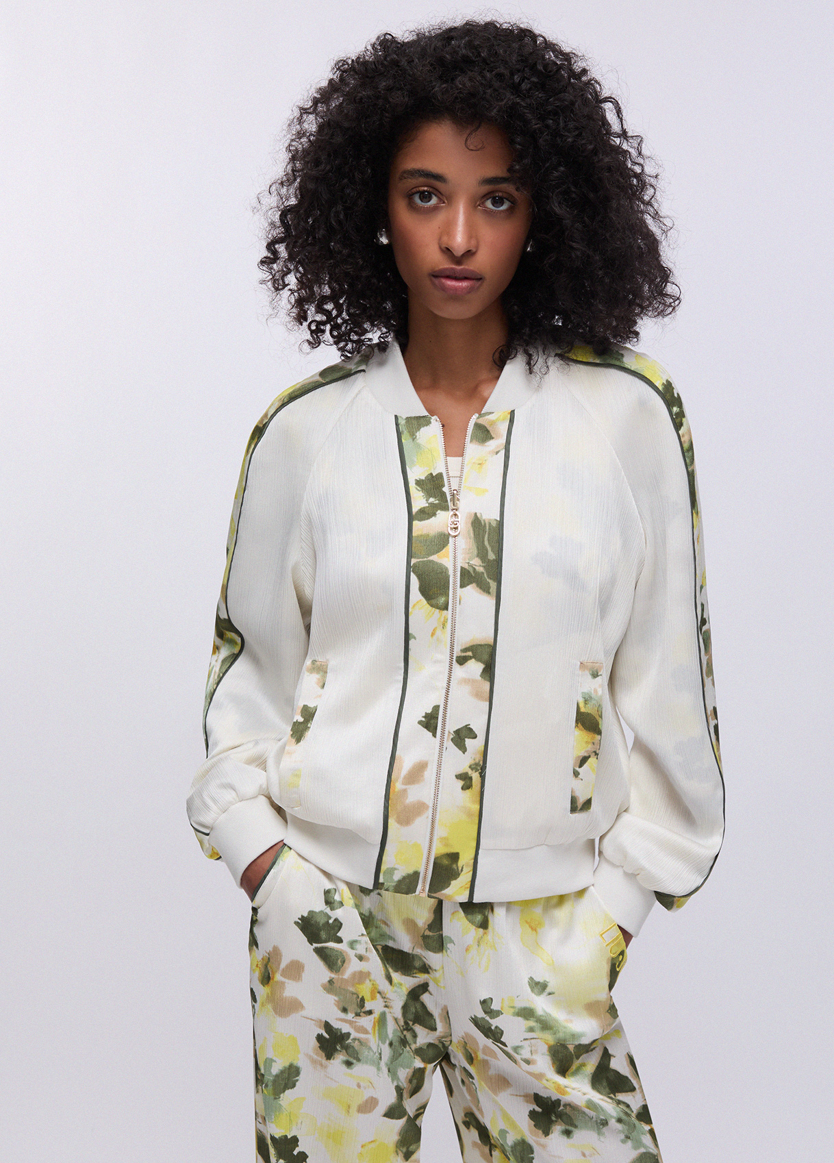 Liu Jo Printed Satin Jacket