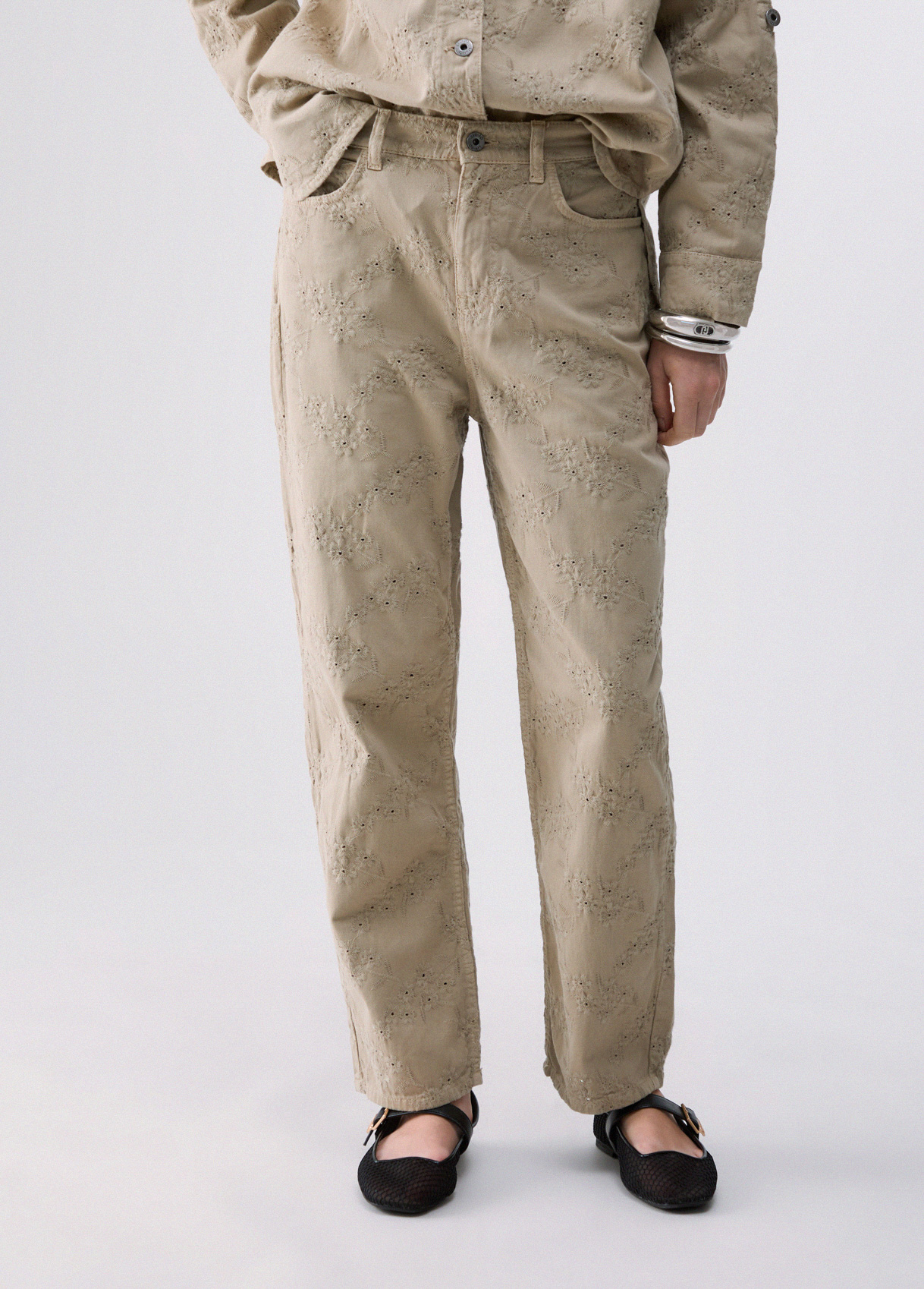 Liu Jo Broderie Anglaise Trousers
