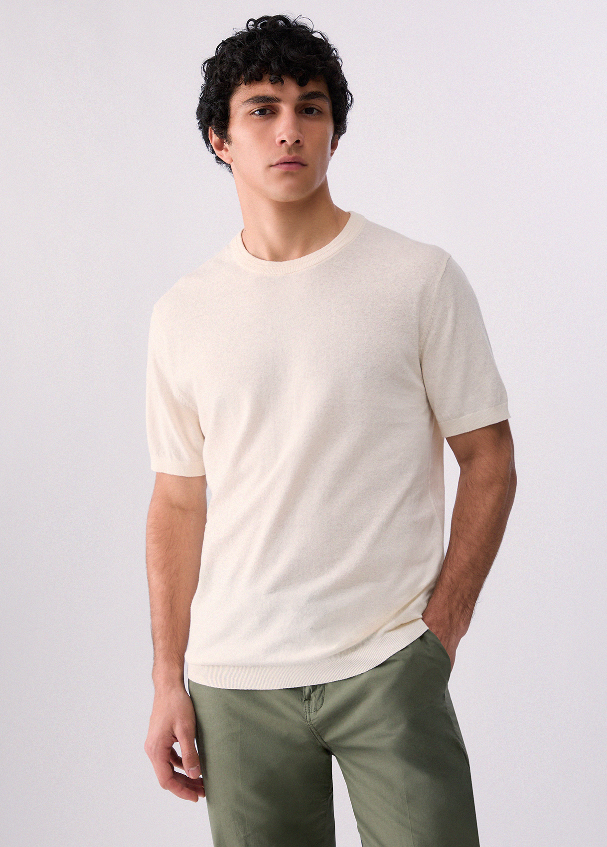 Liu Jo Linen And Cotton T-shirt