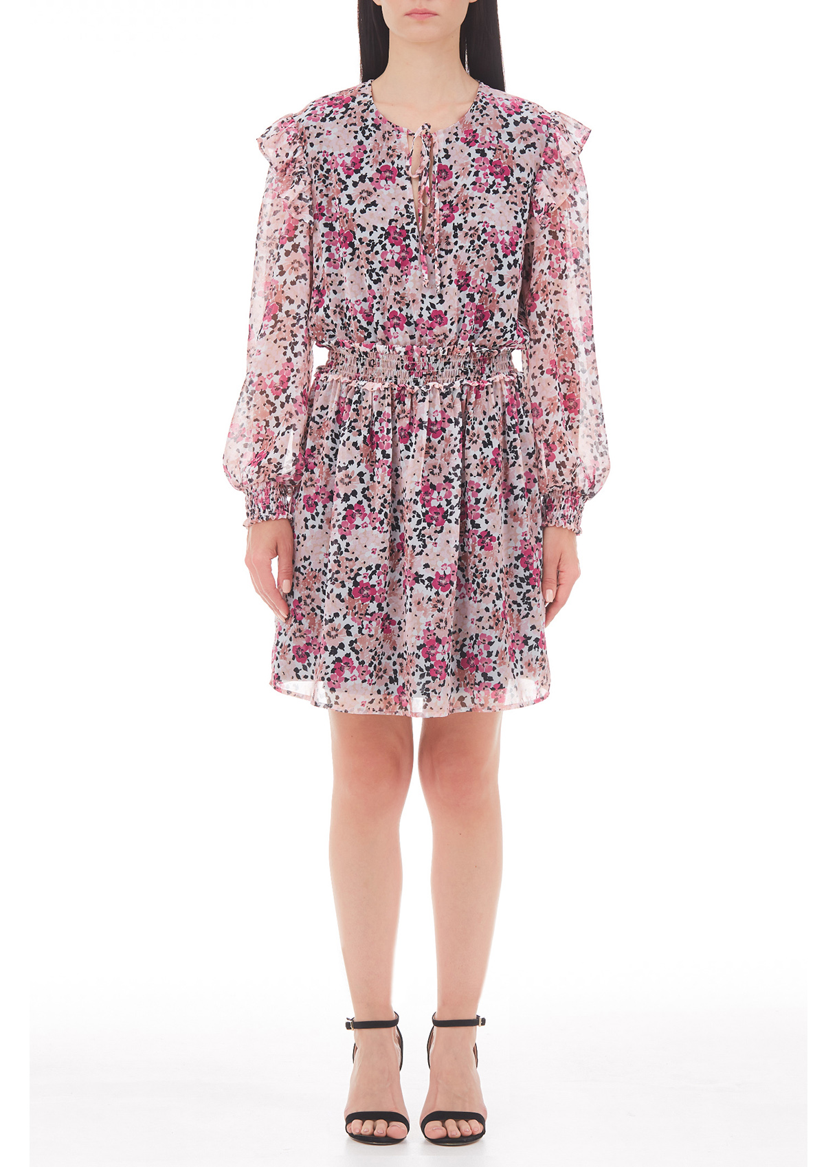 Liujo Robe Courte À Fleurs