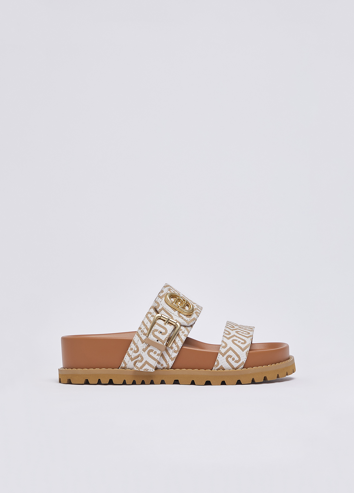 Liu Jo Sandals With All-over Monogram