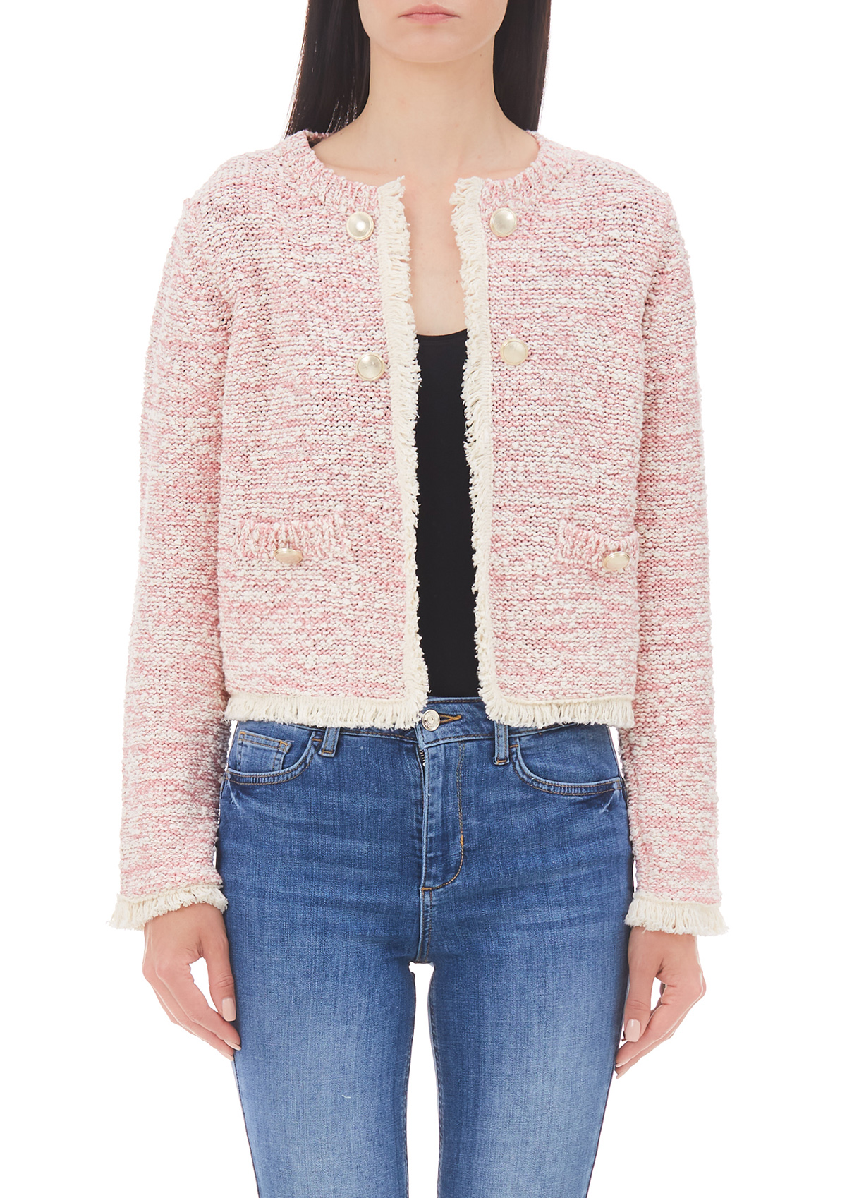 Liujo Veste En Maille Bouclette