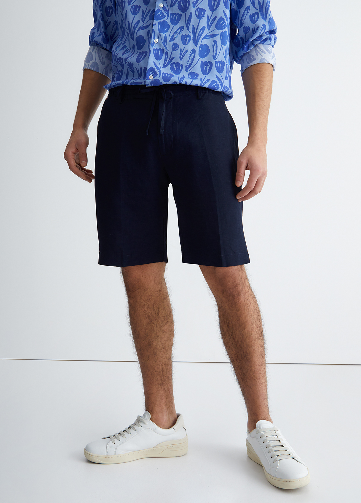 Liujo Bermuda Pour Homme En Lin