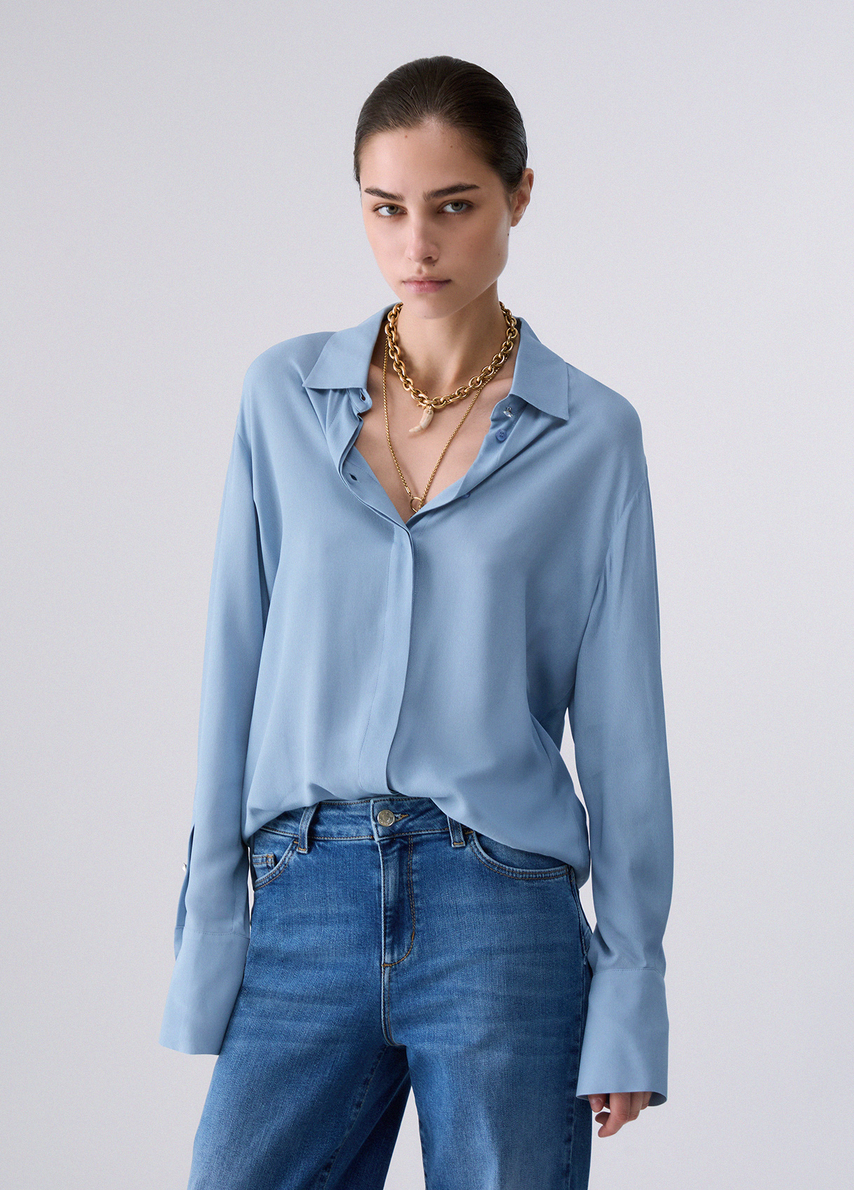 Liu Jo Crepe De Chine Shirt