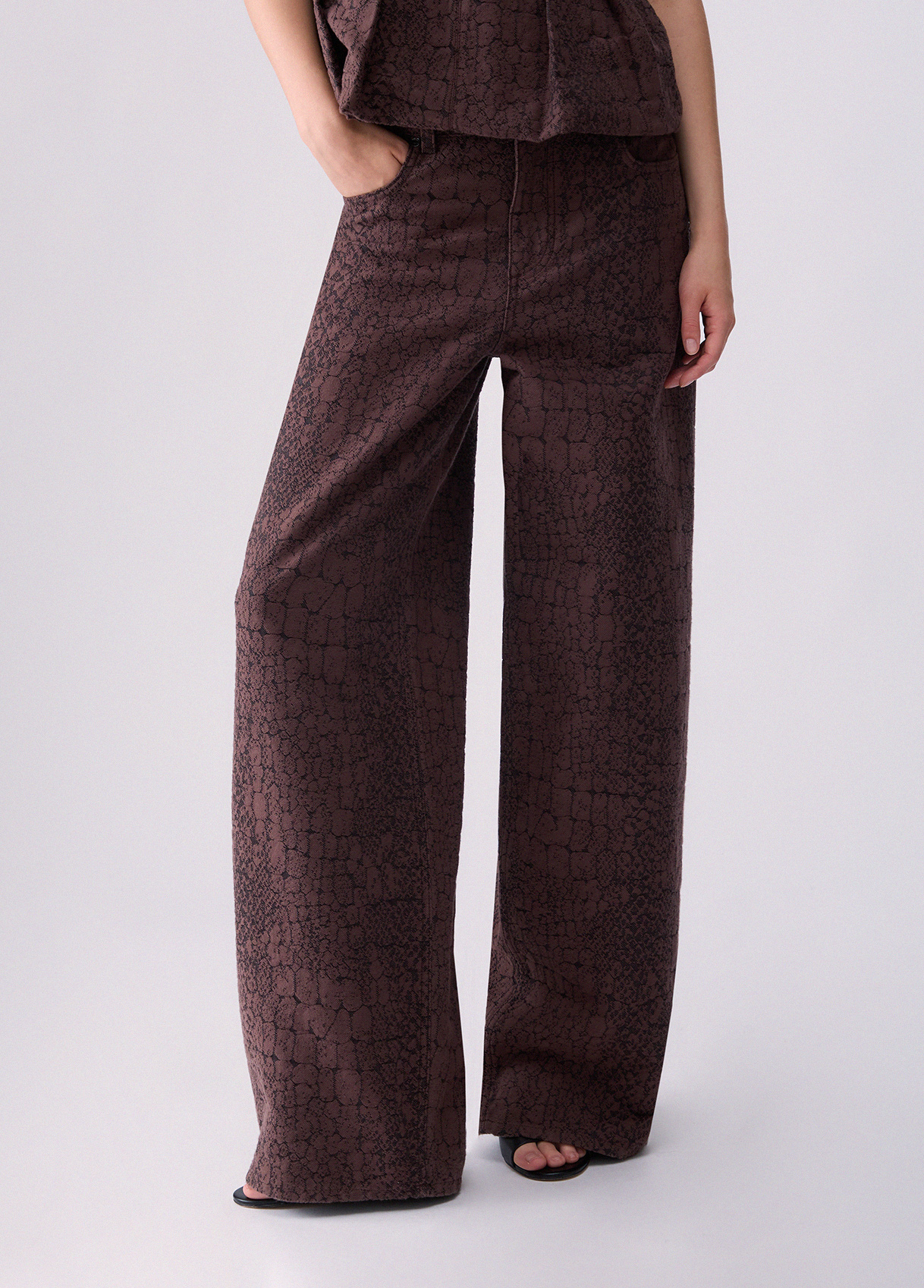 Liu Jo Balloon Jacquard Trousers