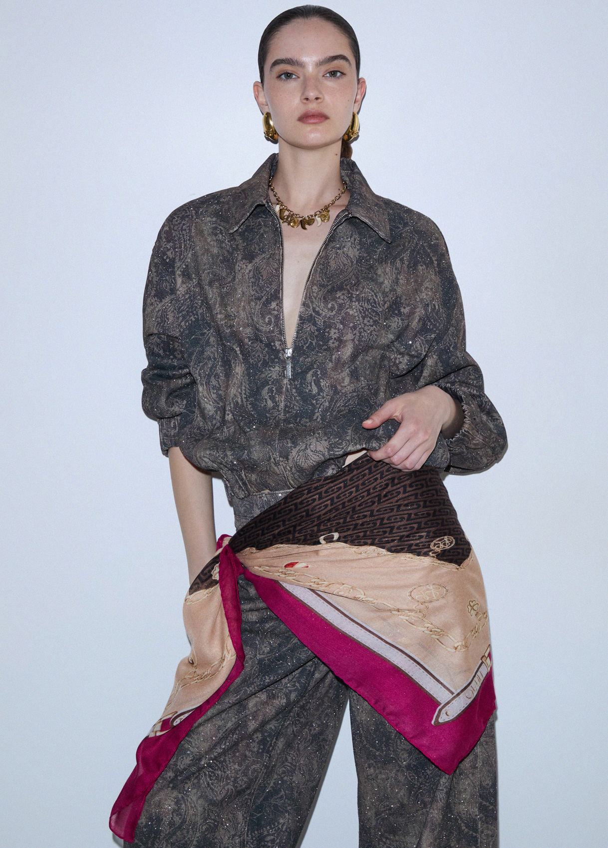 Liu Jo Foulard Grand Format Avec Imprimé Charms