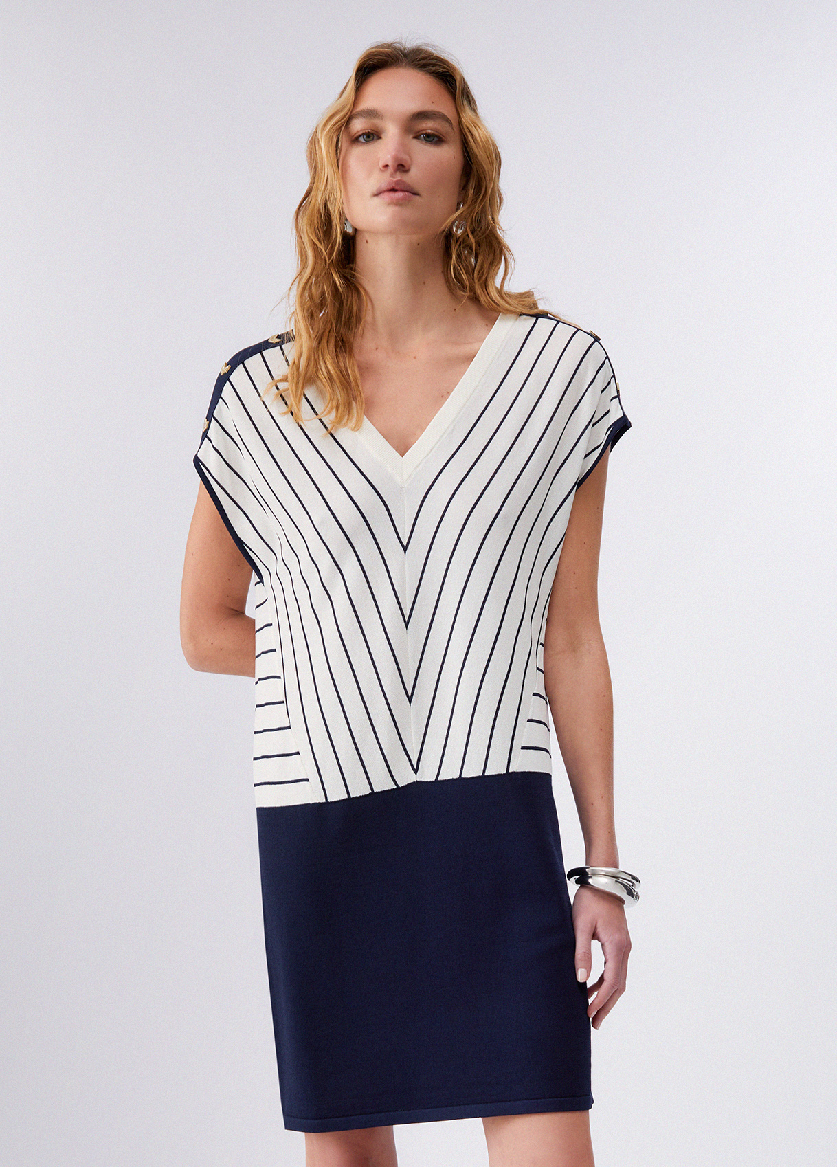 Liu Jo Striped Knit Dress
