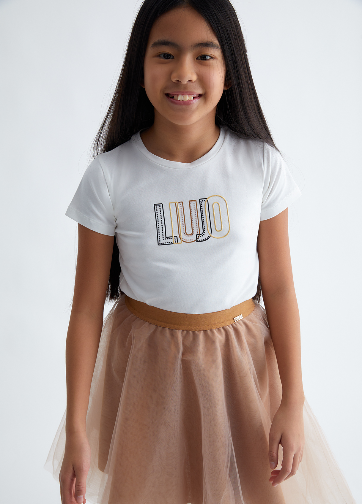 Liujo T-shirt Avec Logo Et Strass