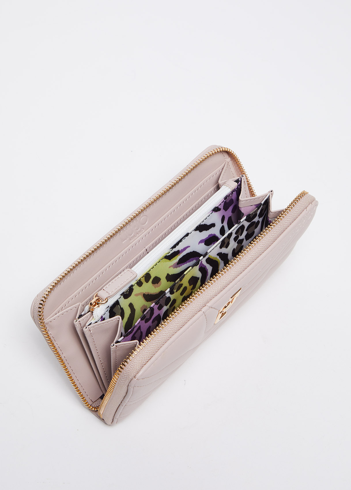 財布・小物その他 LIU JO Woman Wallet Cream AA5155E0058 X0459 Large quilted wallet colour pink | Liu Jo