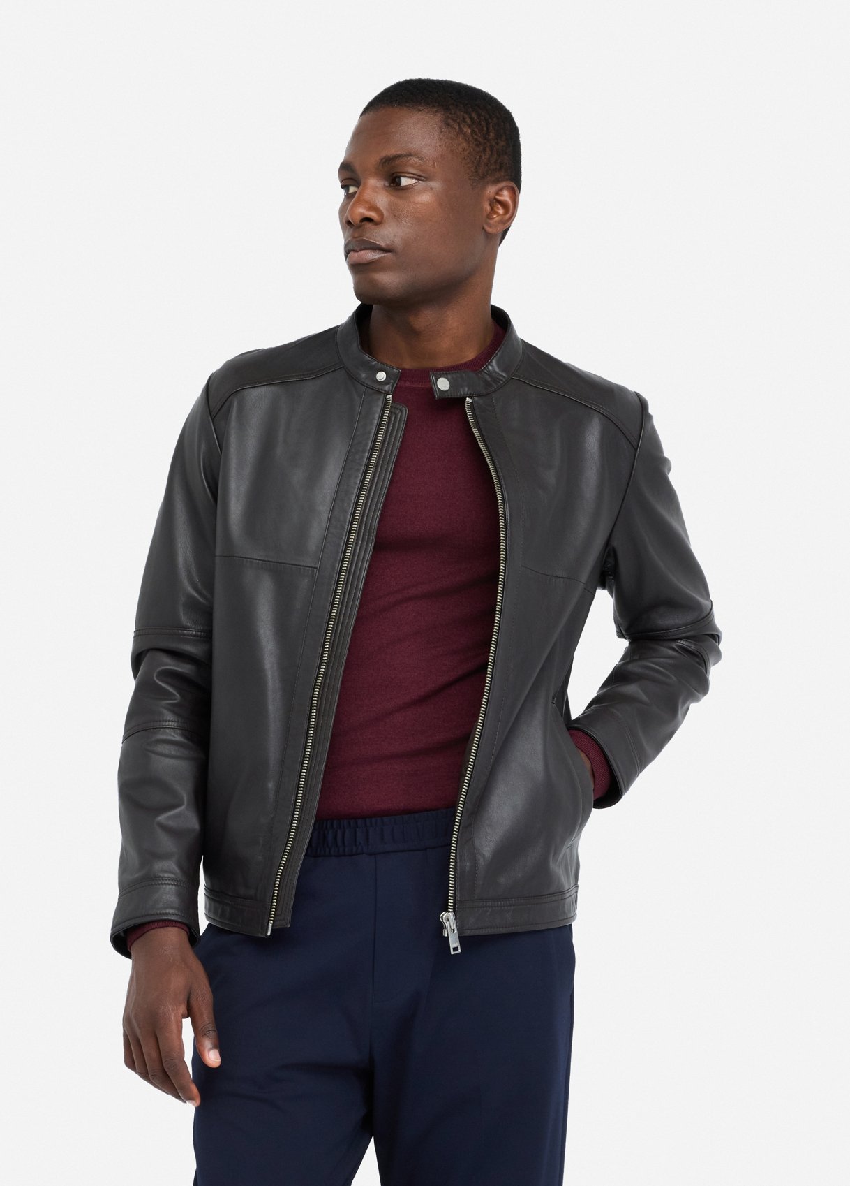 Liu Jo Leather Biker Jacket
