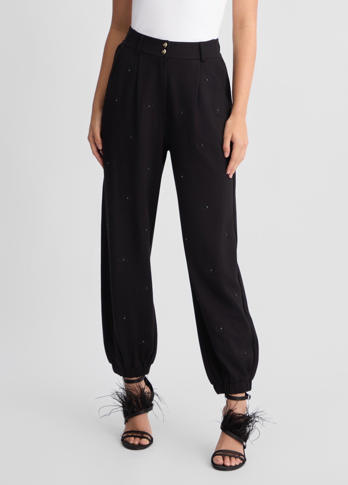 Jersey trousers colour black | Liu Jo