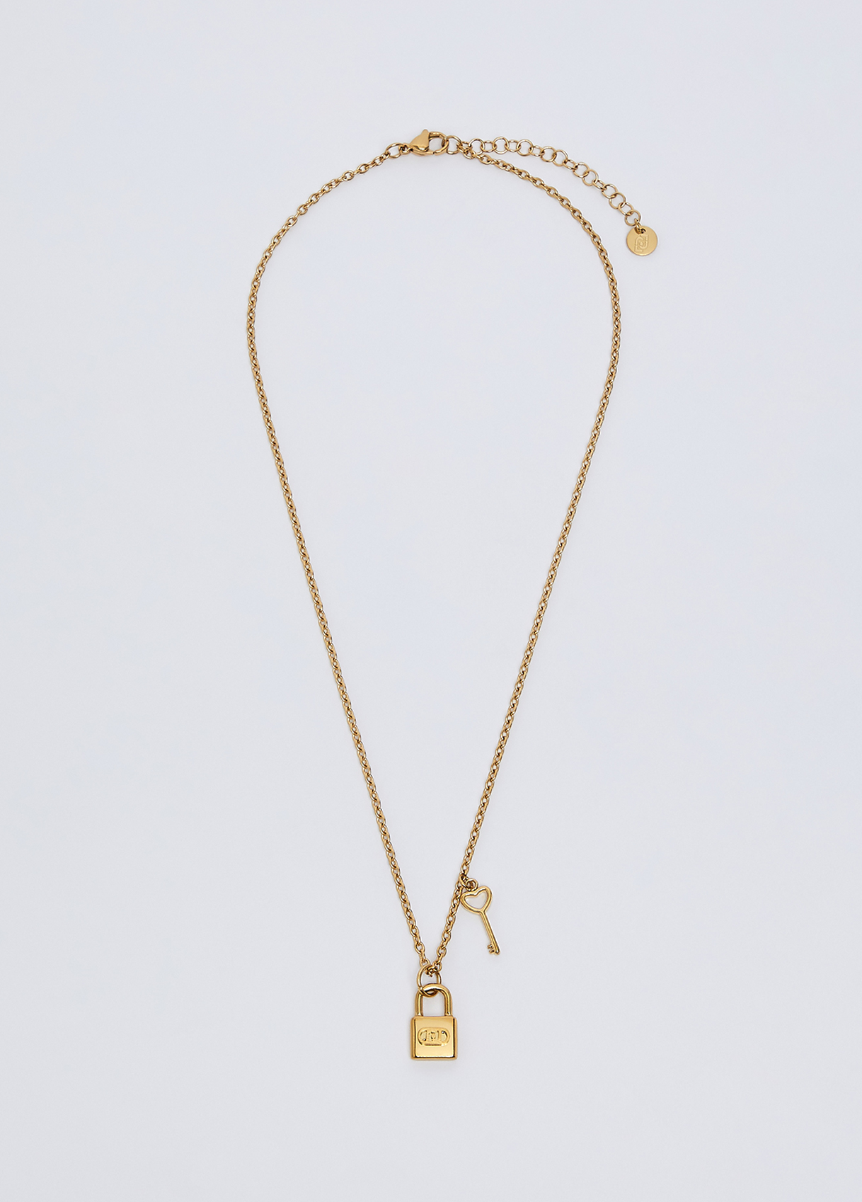 Liu Jo Collier Avec Cadenas Et Clé