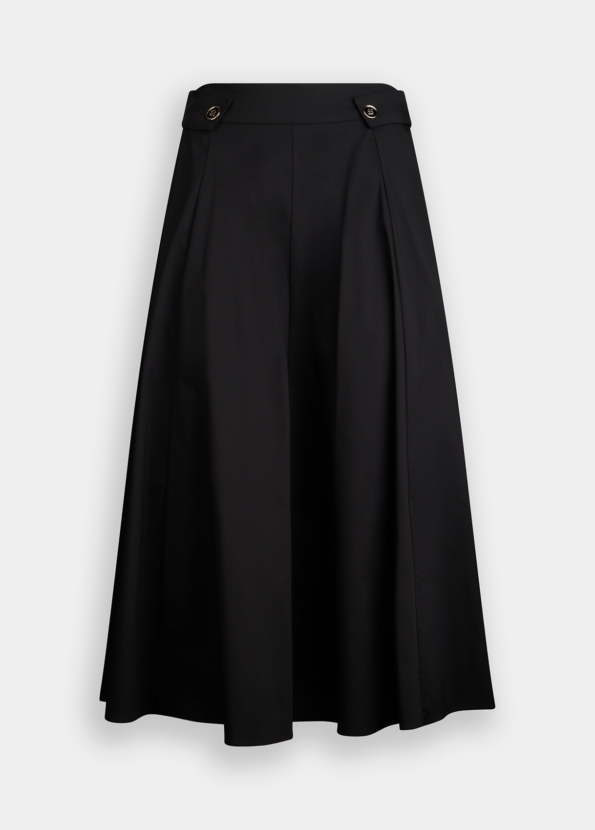 スカート LIU JO Woman Skirt Black CA5095T2200 22222 Long poplin skirt colour black | Liu Jo