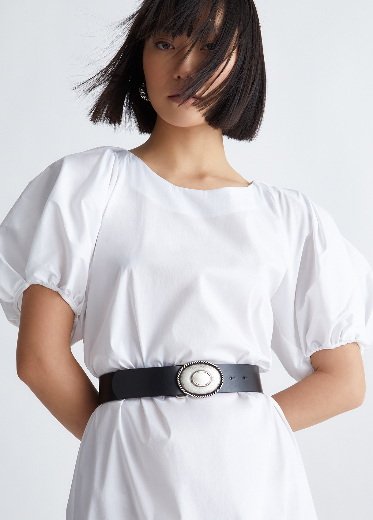 Liujo Ceinture En Tissu Enduit