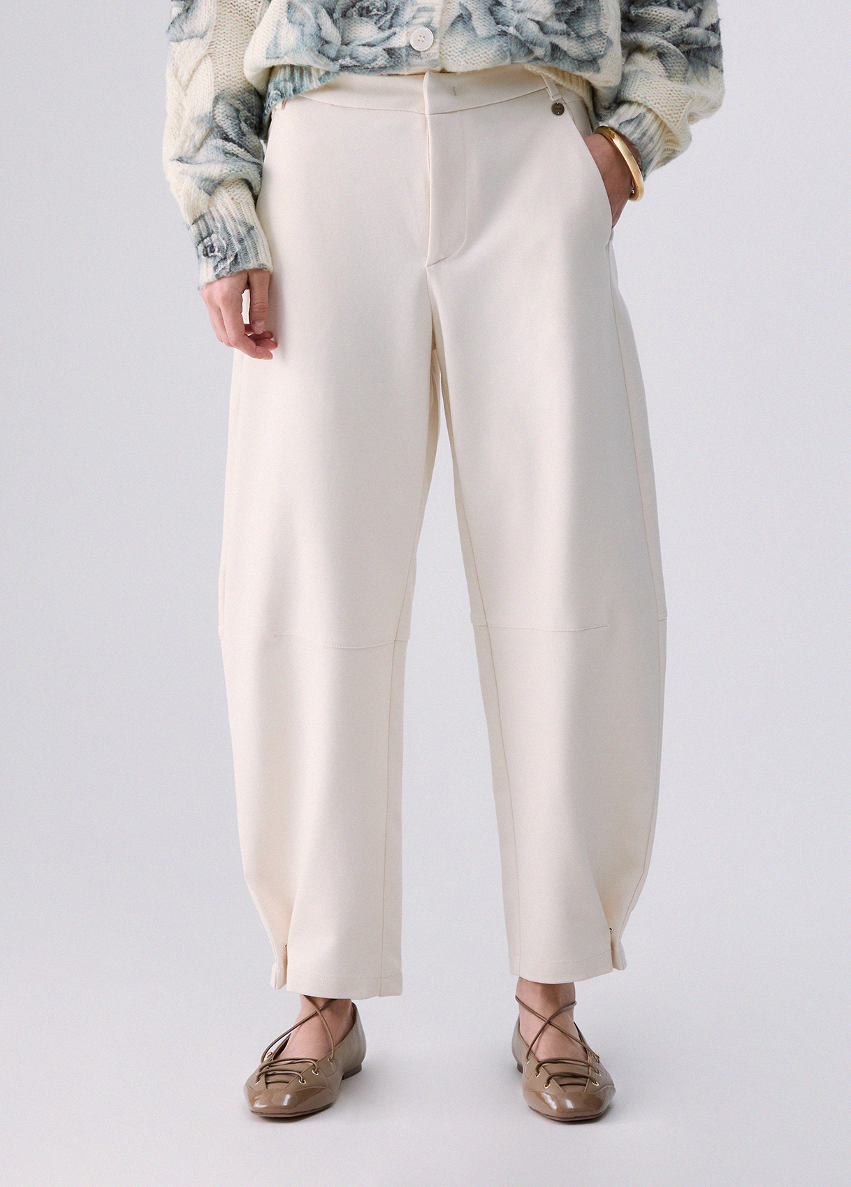 Liu Jo Balloon Pants In Punto Milano