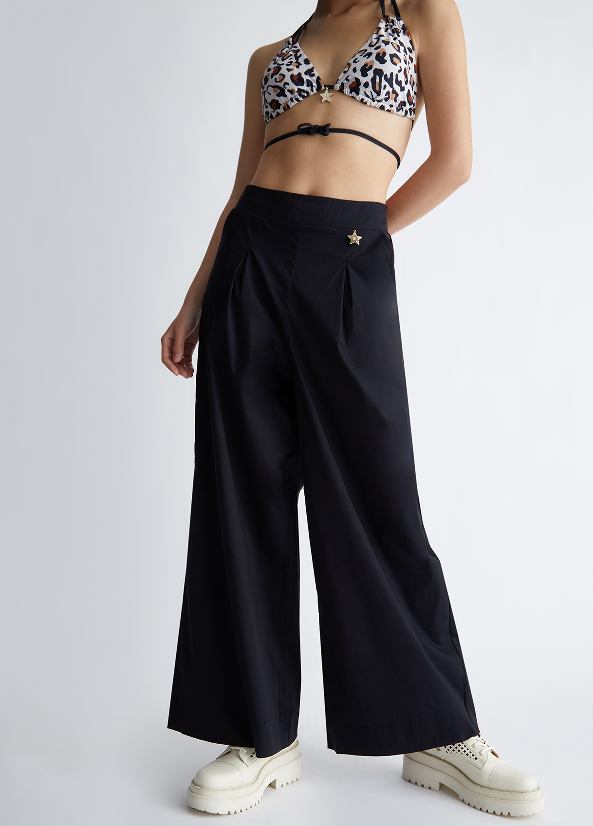 Liujo Pantalon En Popeline