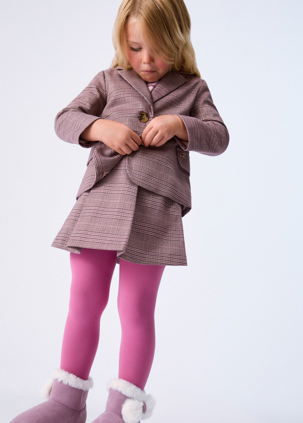 Liu Jo Prince Of Wales Check Coat
