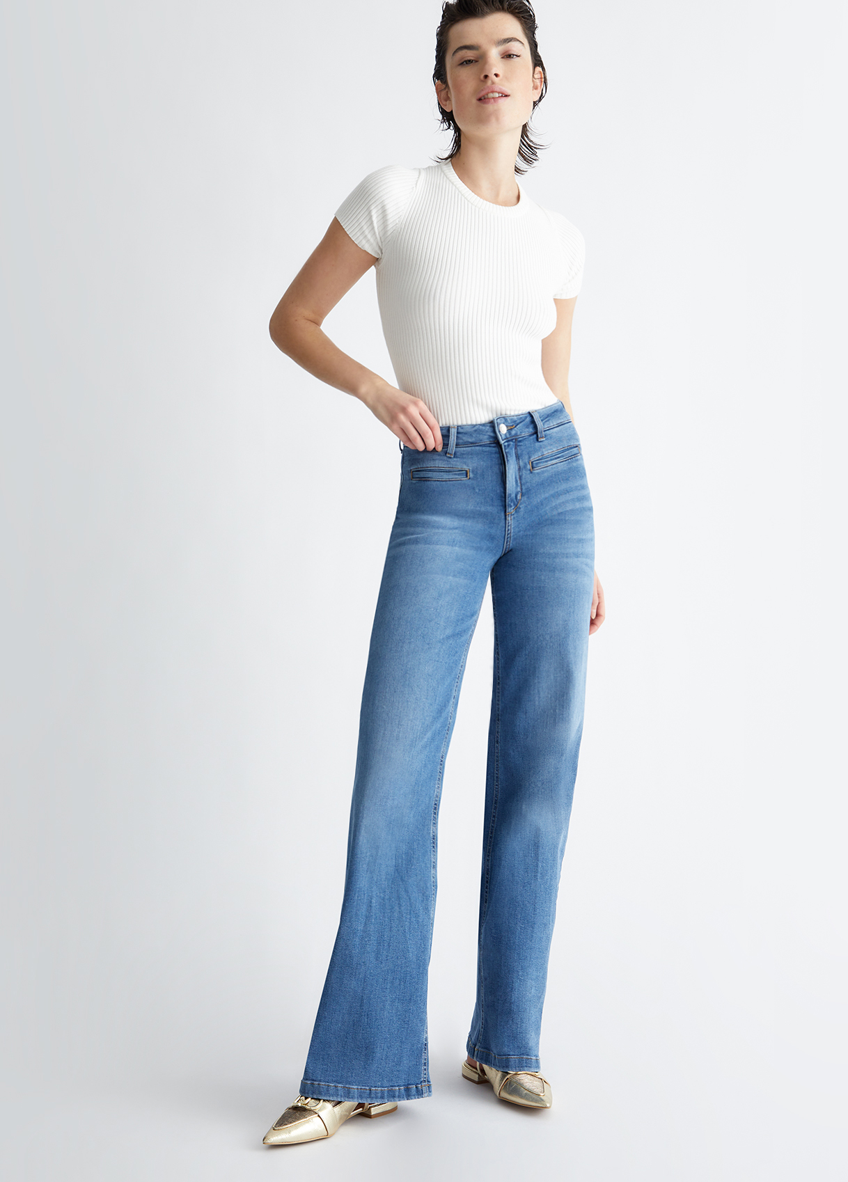 Jeans liu jo bottom up discount