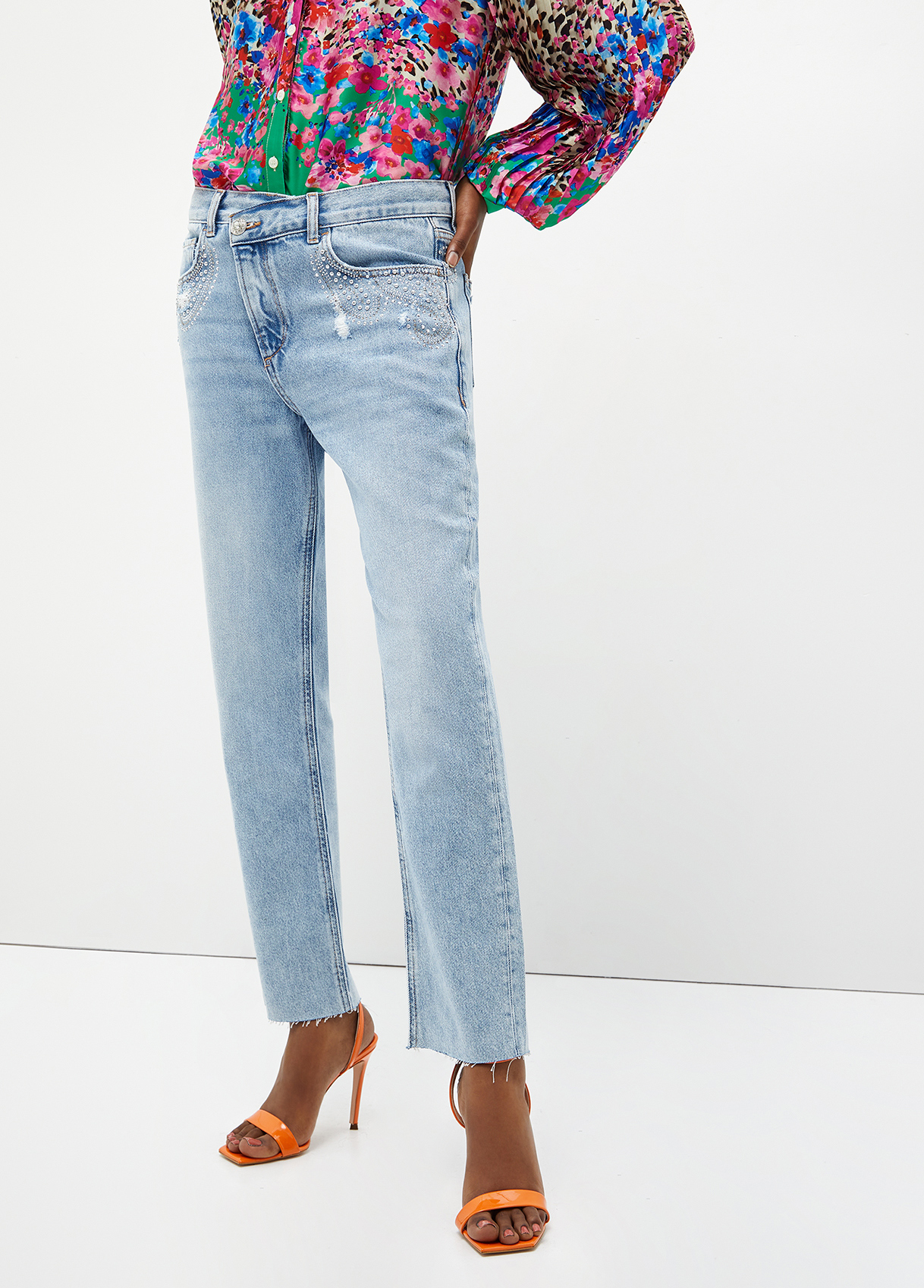 Liujo Jean Slim Avec Applications