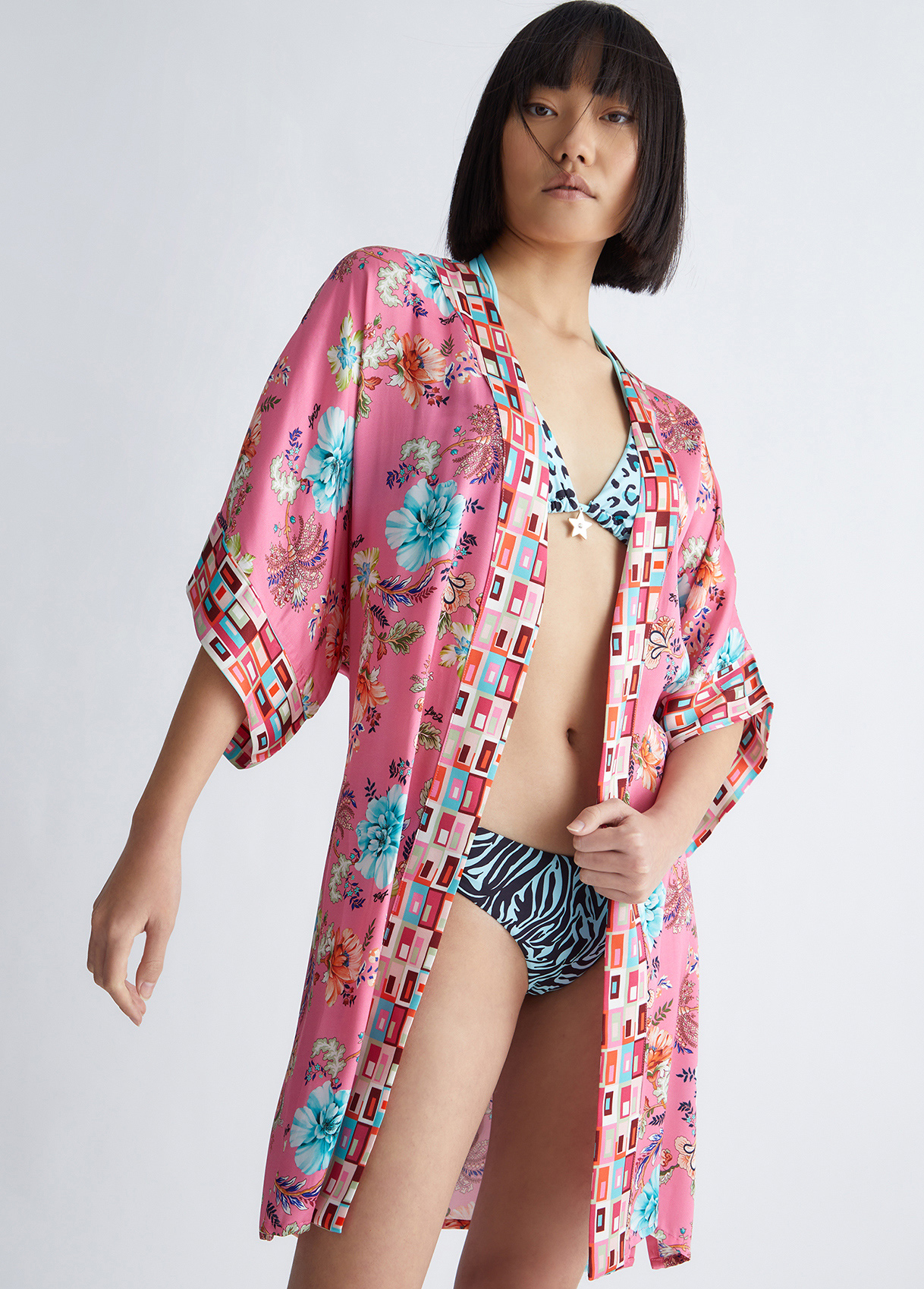 Liujo Kimono À Fleurs