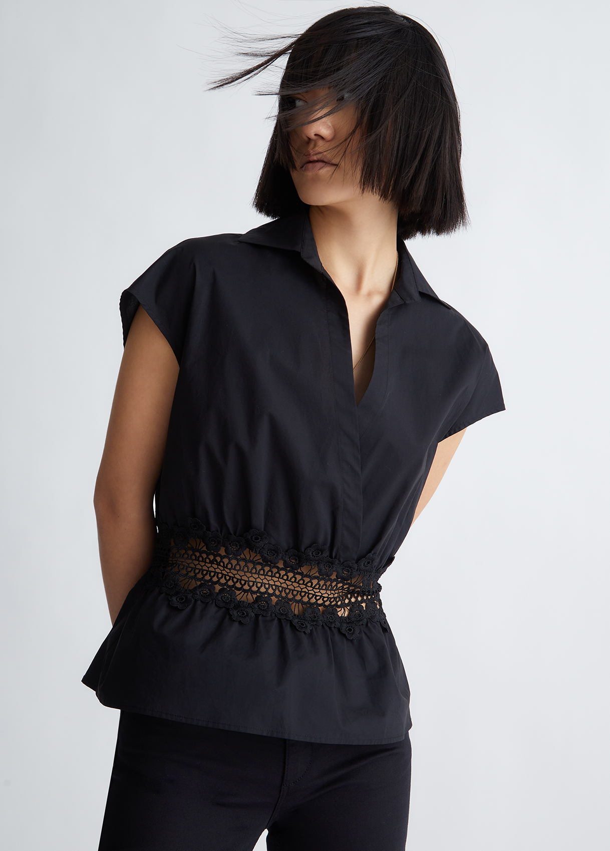 Liujo Blouse En Popeline De Coton