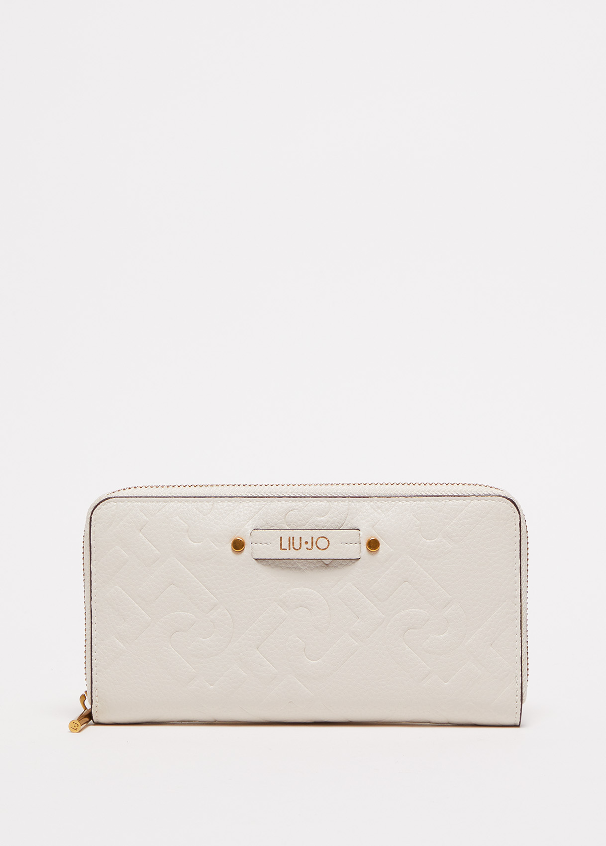 Liujo Portefeuille Zippé Tout Autour Avec Logo
