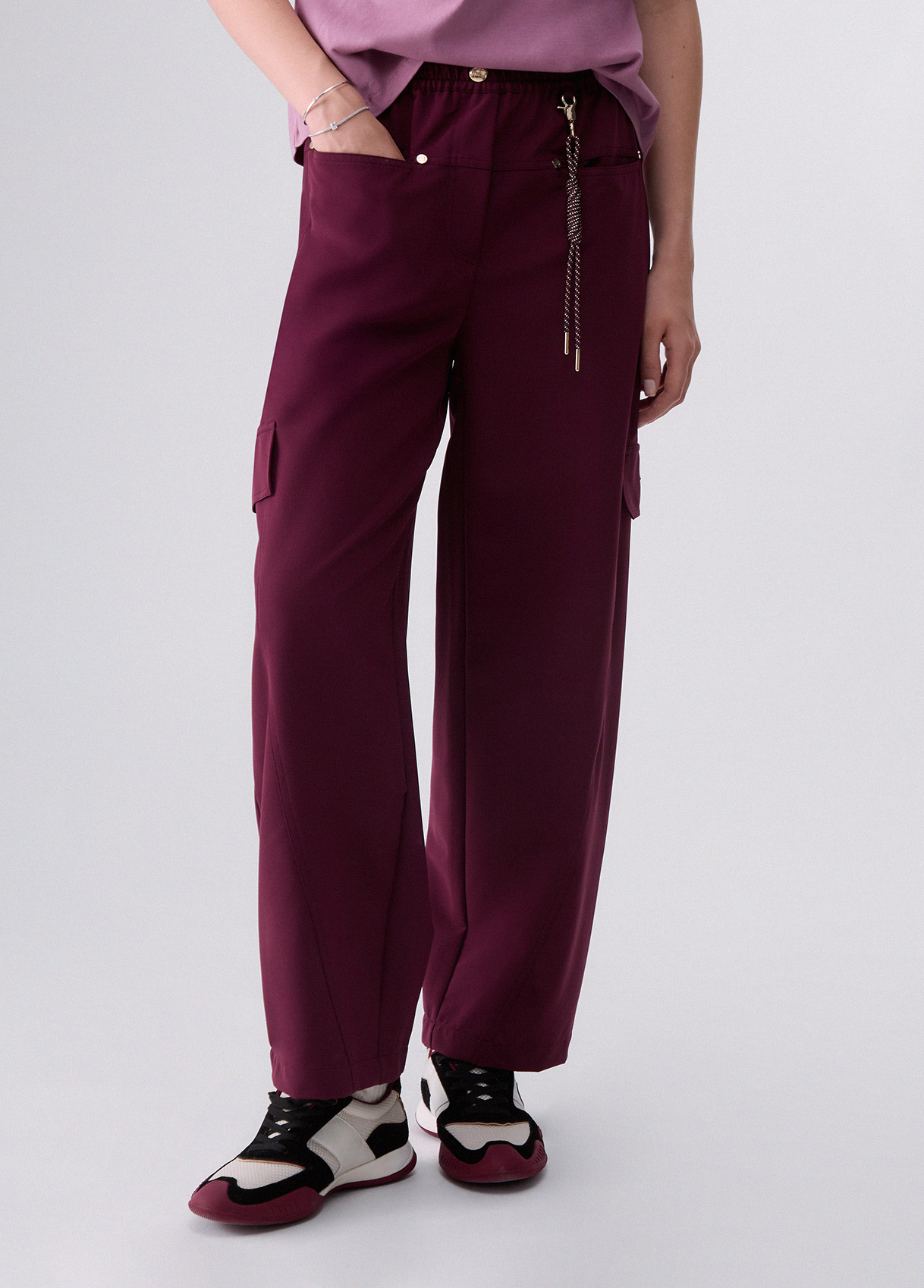 Liu Jo Oversized Trousers With Charm
