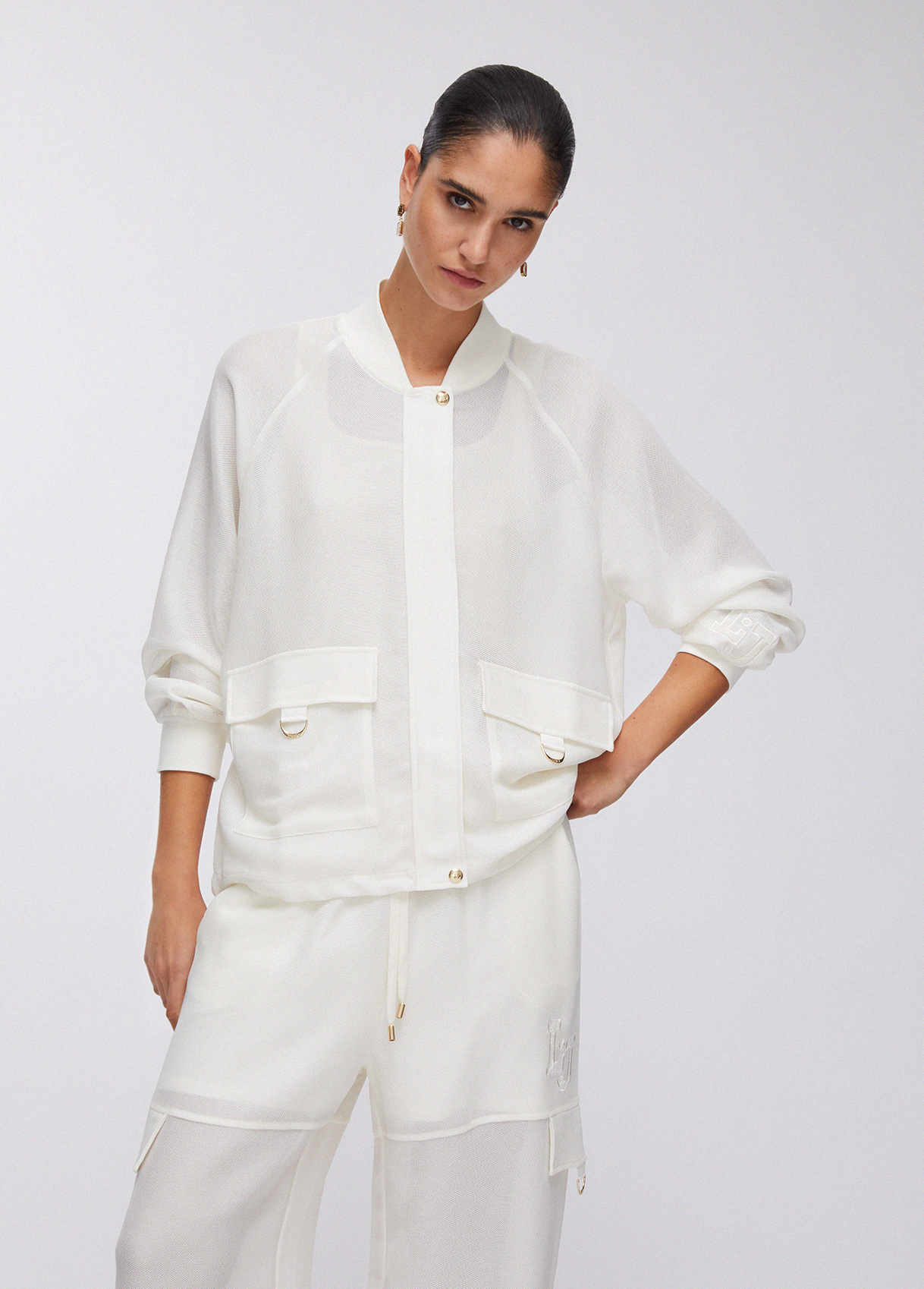 Liu Jo Mesh Bomber Jacket