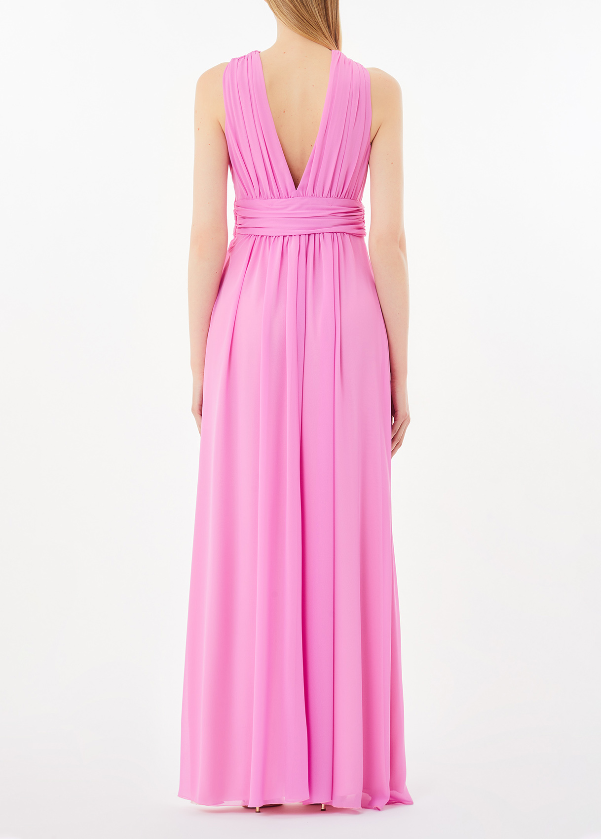 Elegant long dress colour pink | Liu Jo